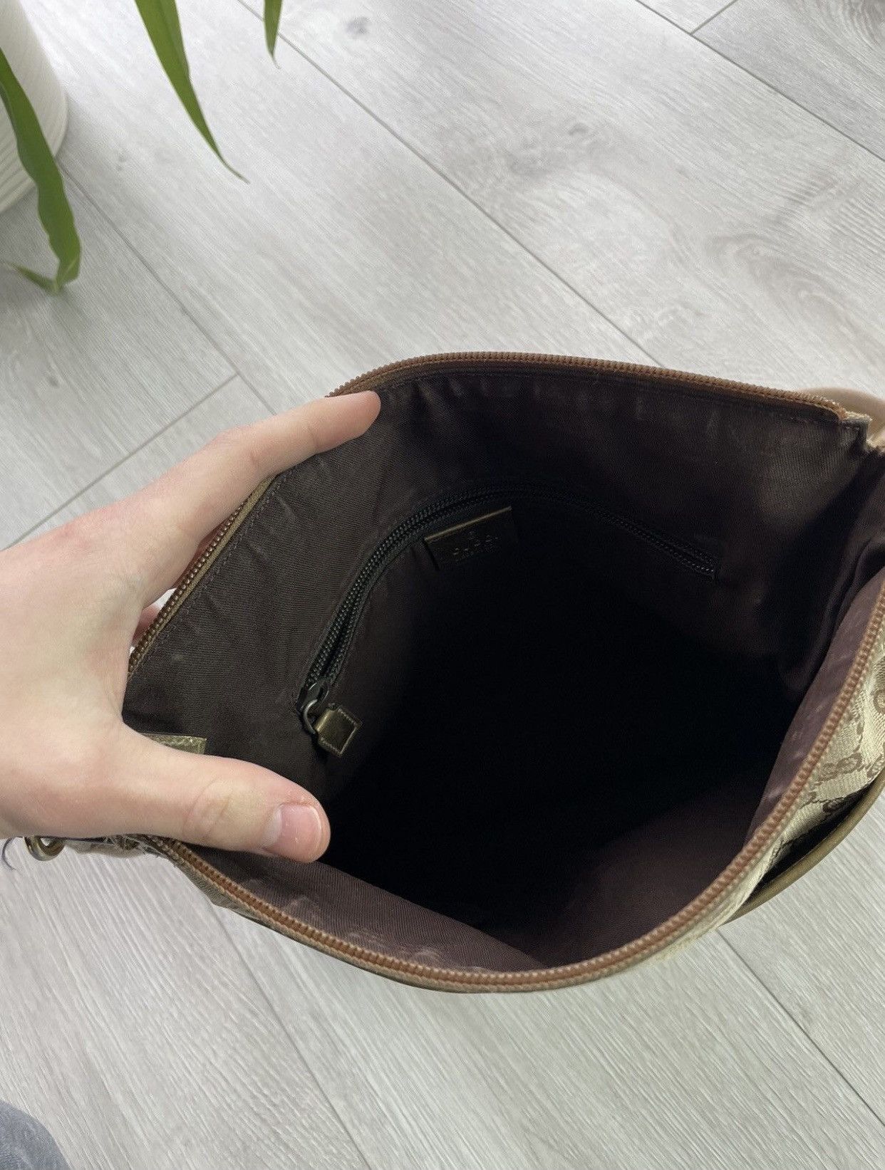 Gucci × Vintage Gucci GG Supreme monogram canvas bag messenger Size ONE SIZE - 13 Thumbnail