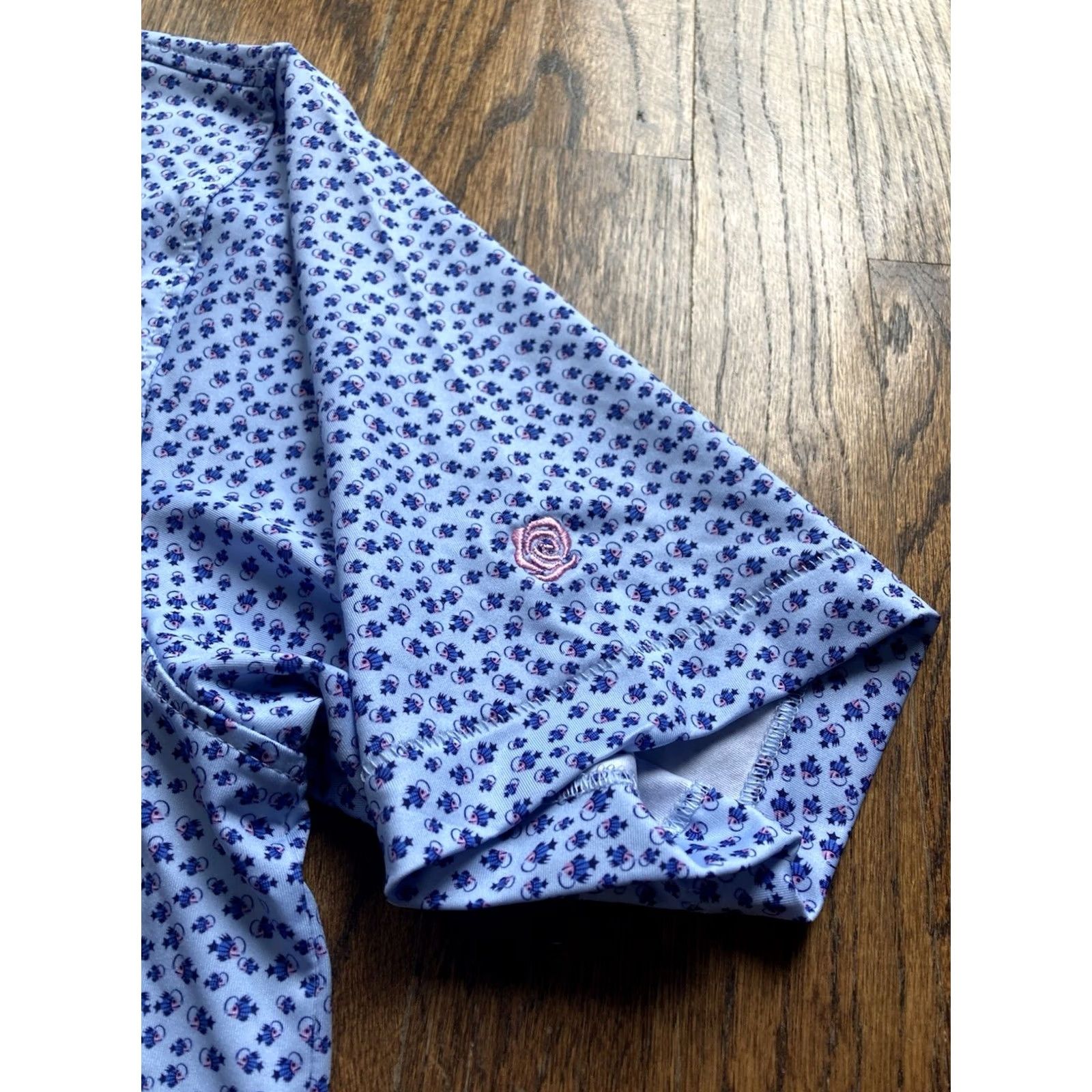Peter Millar Peter Millar Polo Shirt Mens XL Summer Comfort Golf Blue AOP Preppy Fishing Tackle Theme Size US XL / EU 56 / 4 - 5 Thumbnail