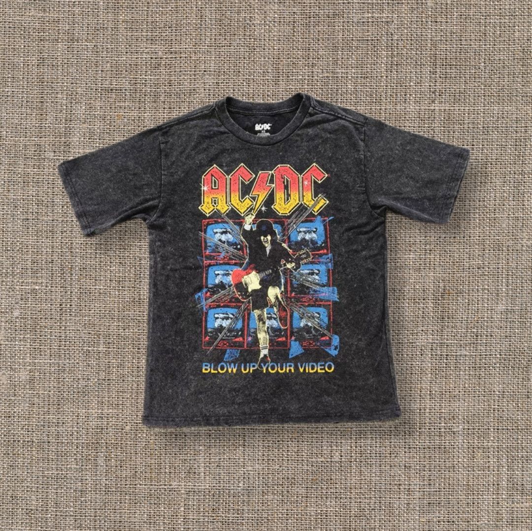 AC/DC × Band Tees ACDC Band Distressed Punk T-shirt Size US XXL / EU 58 / 5 - 1 Thumbnail