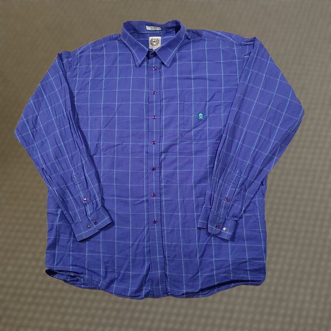 Vintage Cinch Shirt Mens 2XL Blue Pearl Snap Western Cowboy Ranch Rodeo Casual Shirt Size US XXL / EU 58 / 5 - 1 Thumbnail