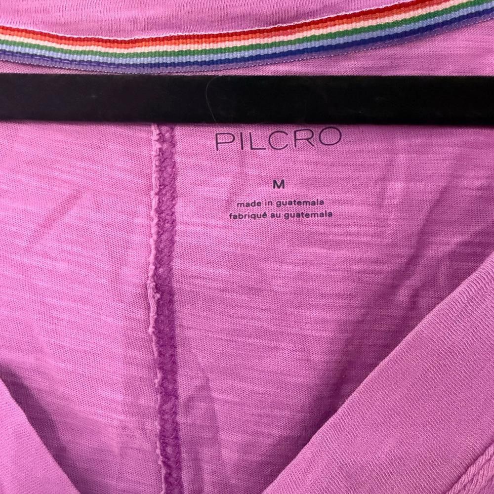 Designer Pilcro by Athropologie Boxy Plunge V-Neck Tee T Shirt Medium Size M / US 6-8 / IT 42-44 - 5 Thumbnail