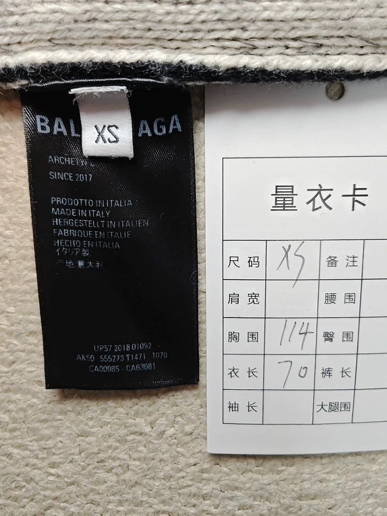 Balenciaga Balenciaga Full-print knit jacquard logo sweater 2502-Nexta Size US XS / EU 42 / 0 - 5 Thumbnail