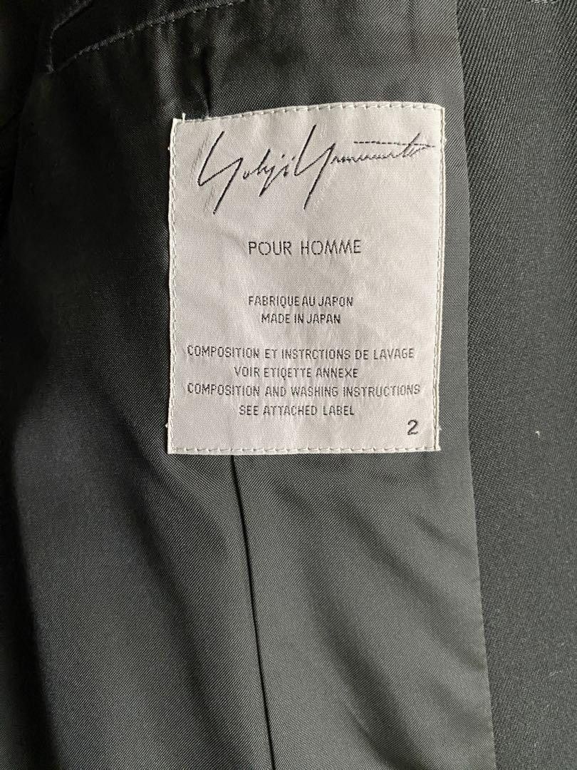 Yohji Yamamoto YOHJI YAMAMOTO pour homme06AW silk fringe coat Size US M / EU 48-50 / 2 - 7 Thumbnail