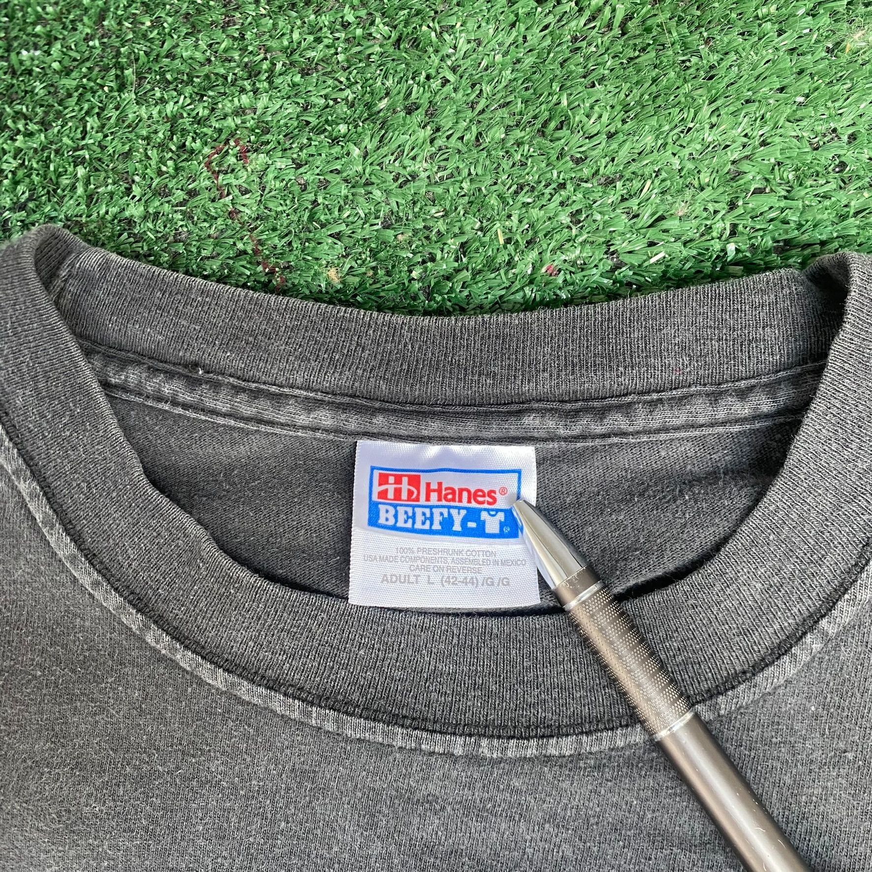 Hanes Vintage Y2K Art Festival 2000 T-Shirt Sun Faded Long Sleeve Size US L / EU 52-54 / 3 - 6 Thumbnail