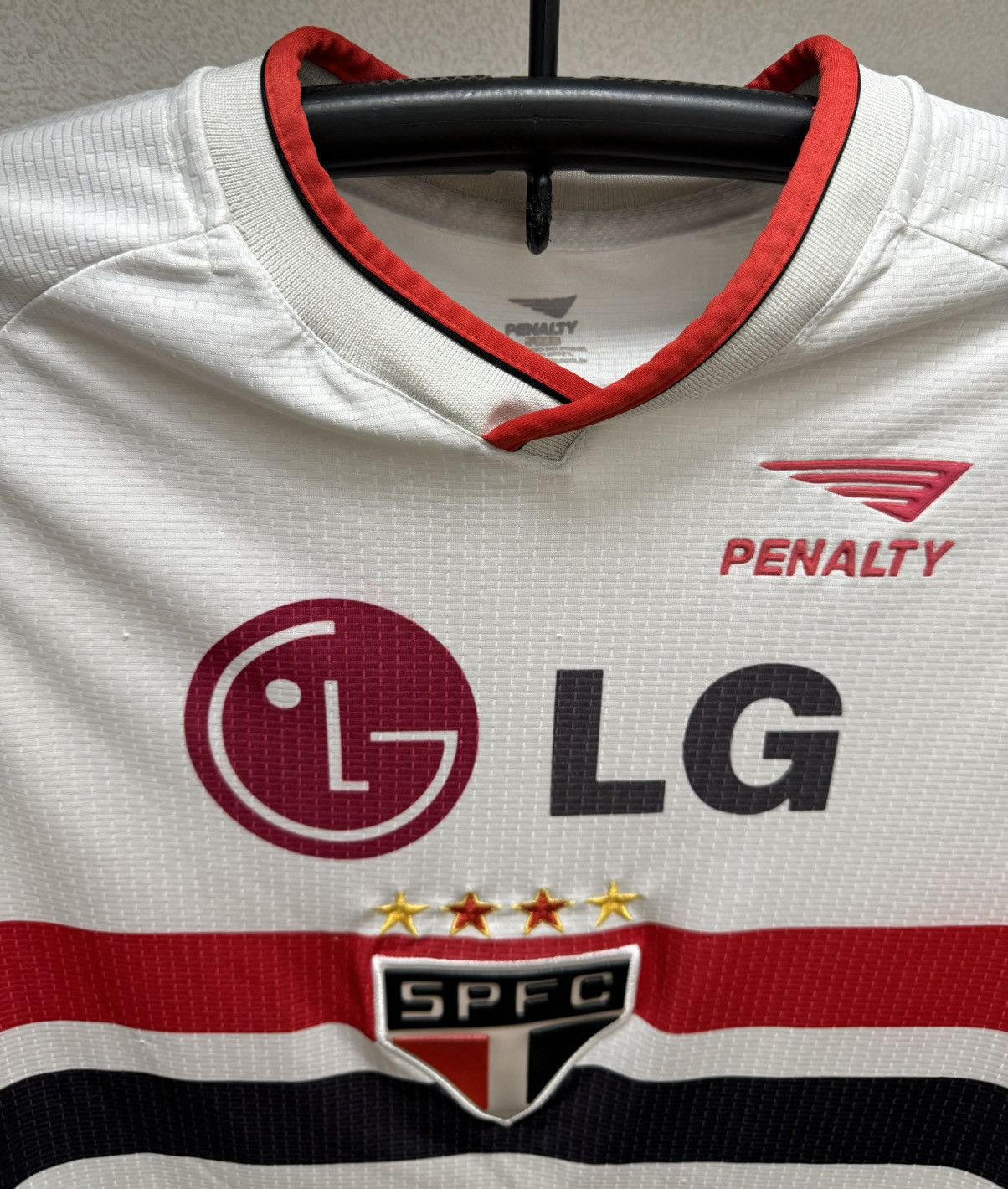 Penalty Sao Paulo vintage soccer jersey LG Penalty L 2001 brasil Size US L / EU 52-54 / 3 - 10 Thumbnail