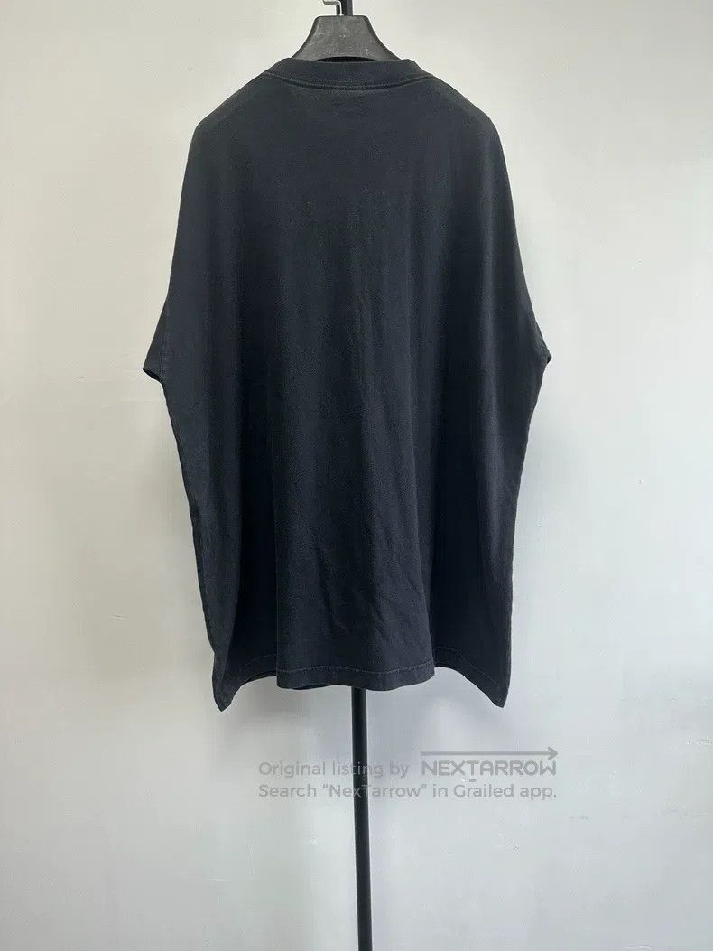 Balenciaga Balenciaga Water-washed Faded Letter Print Short Sleeve Size US L / EU 52-54 / 3 - 2 Thumbnail