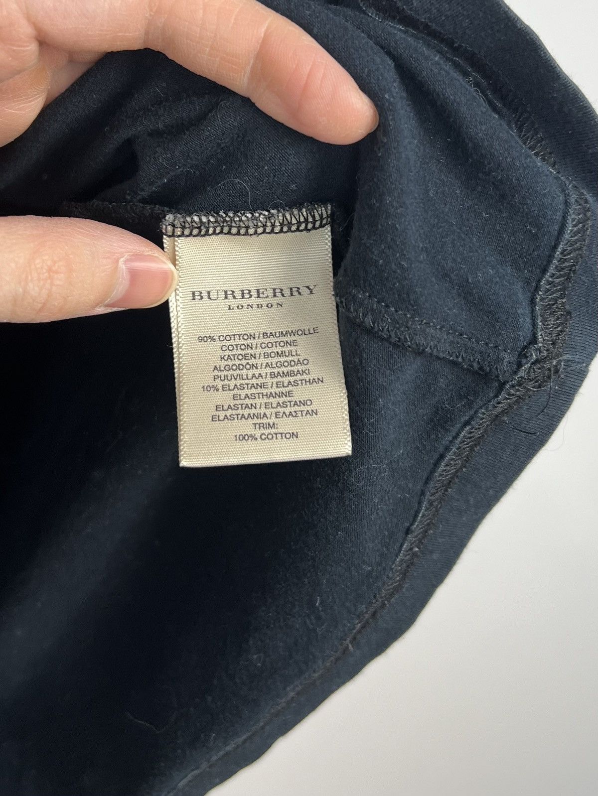 Burberry Tshirt Burberry Logo Black Women Size M / US 6-8 / IT 42-44 - 3 Thumbnail