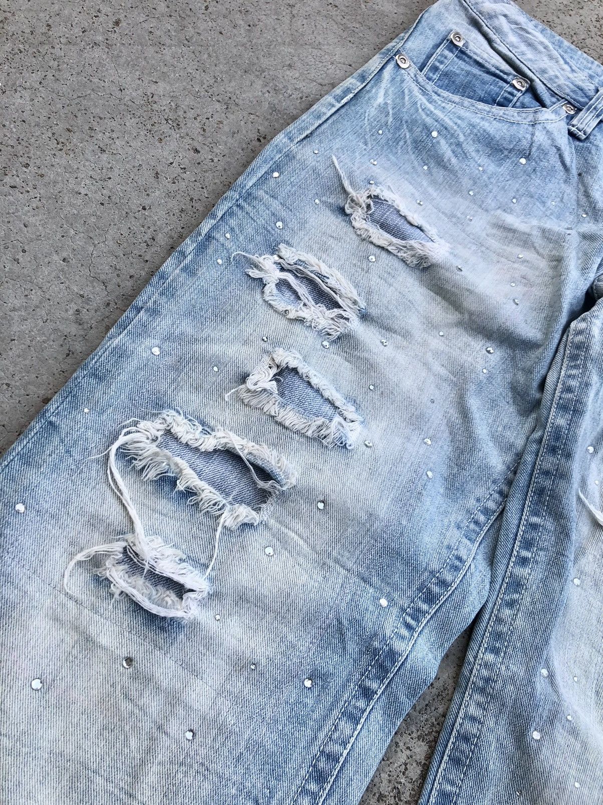 Other BEADS DISTRESSED DENIM Size 32" / US 10 / IT 46 - 5 Thumbnail