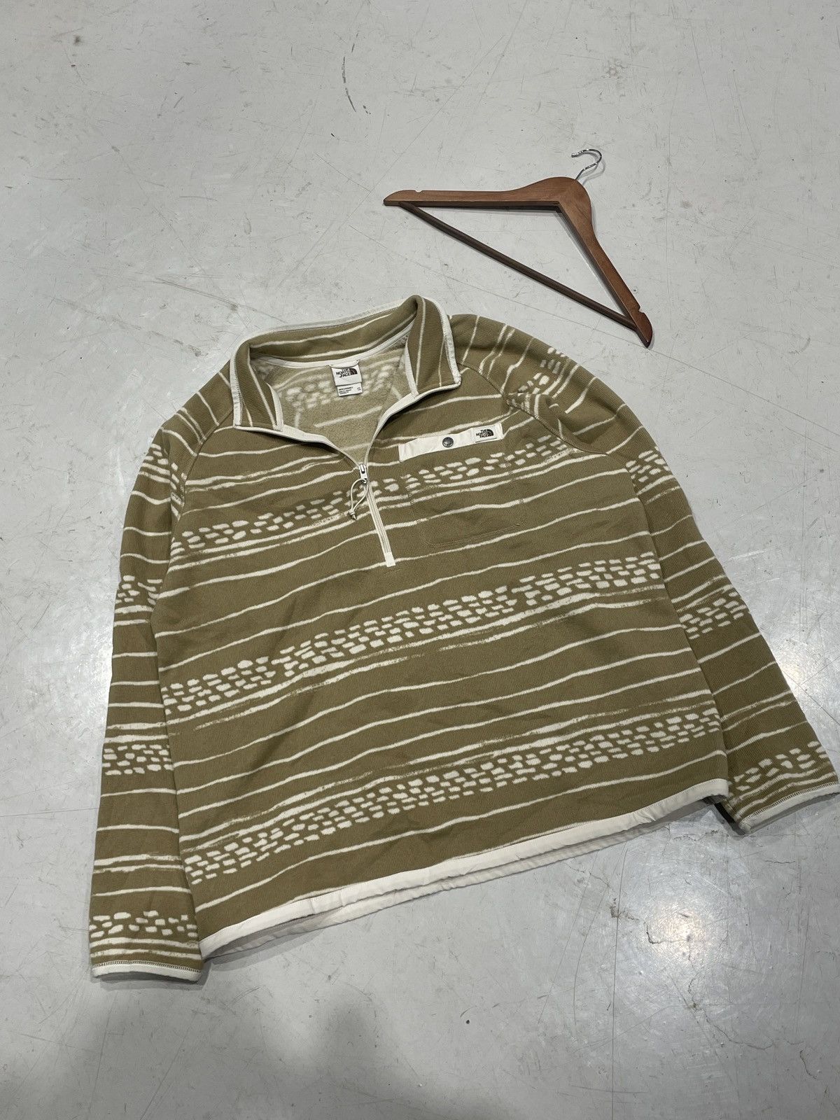 Arc'teryx × Patagonia × The North Face Striped Northface Quarter Zip Size US XL / EU 56 / 4 - 1 Thumbnail