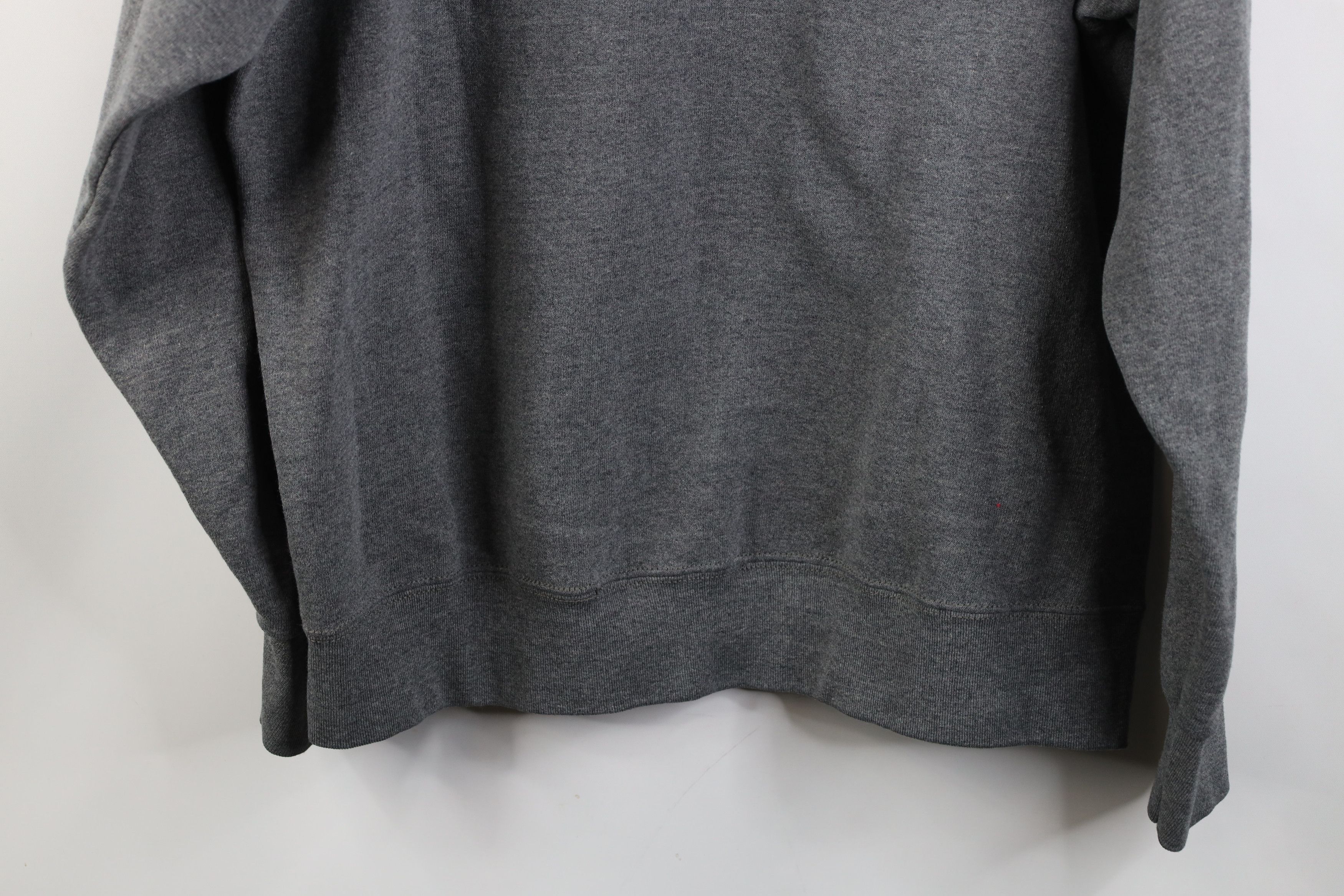 Vintage Vintage 90s Streetwear Blank Crewneck Sweatshirt Gray Size US L / EU 52-54 / 3 - 12 Thumbnail