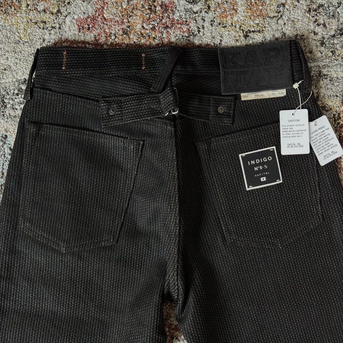 Kapital Century Denim No.9 5P MONKEY CISCO Mud dye sashiko jeans Size US 30 / EU 46 - 6 Thumbnail