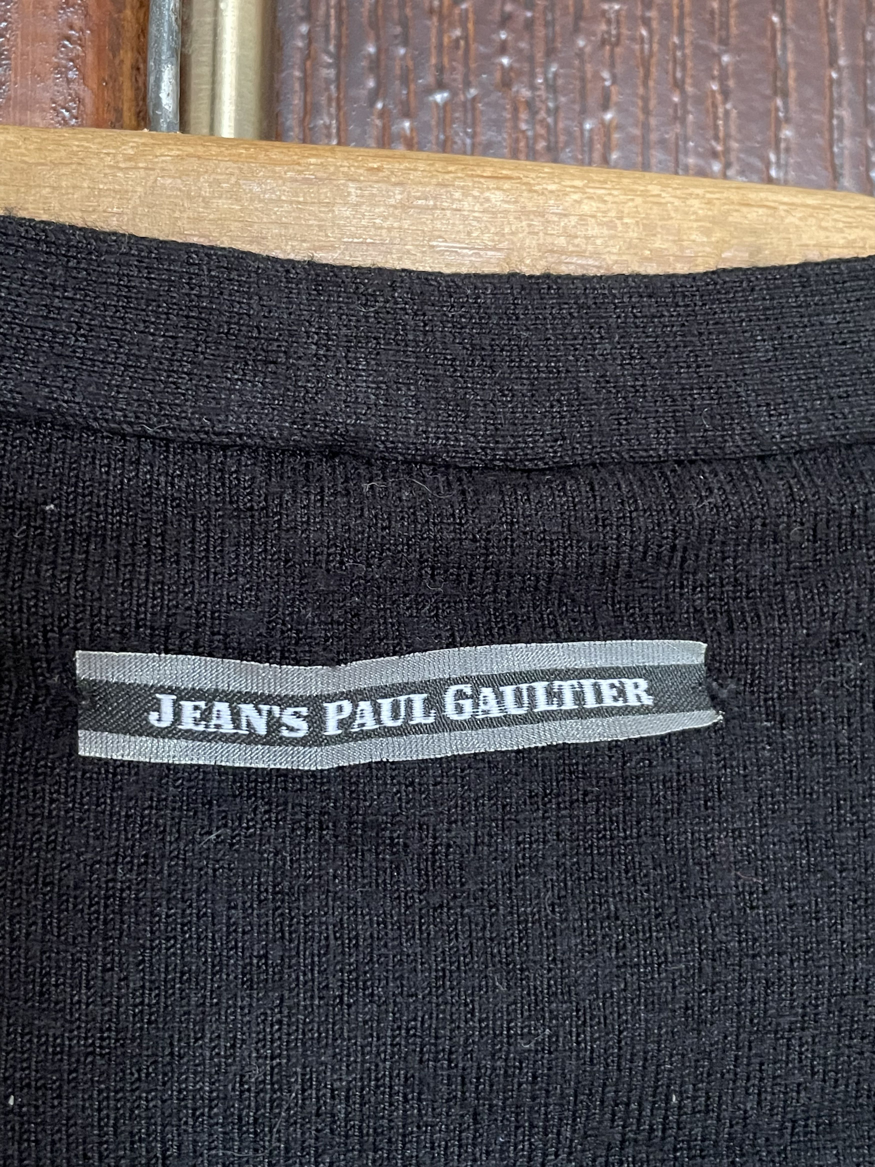 Jean Paul Gaultier Vintage Jean Paul Gaultier Wool Cardigan | V neck Sweater Size S / US 4 / IT 40 - 6 Thumbnail