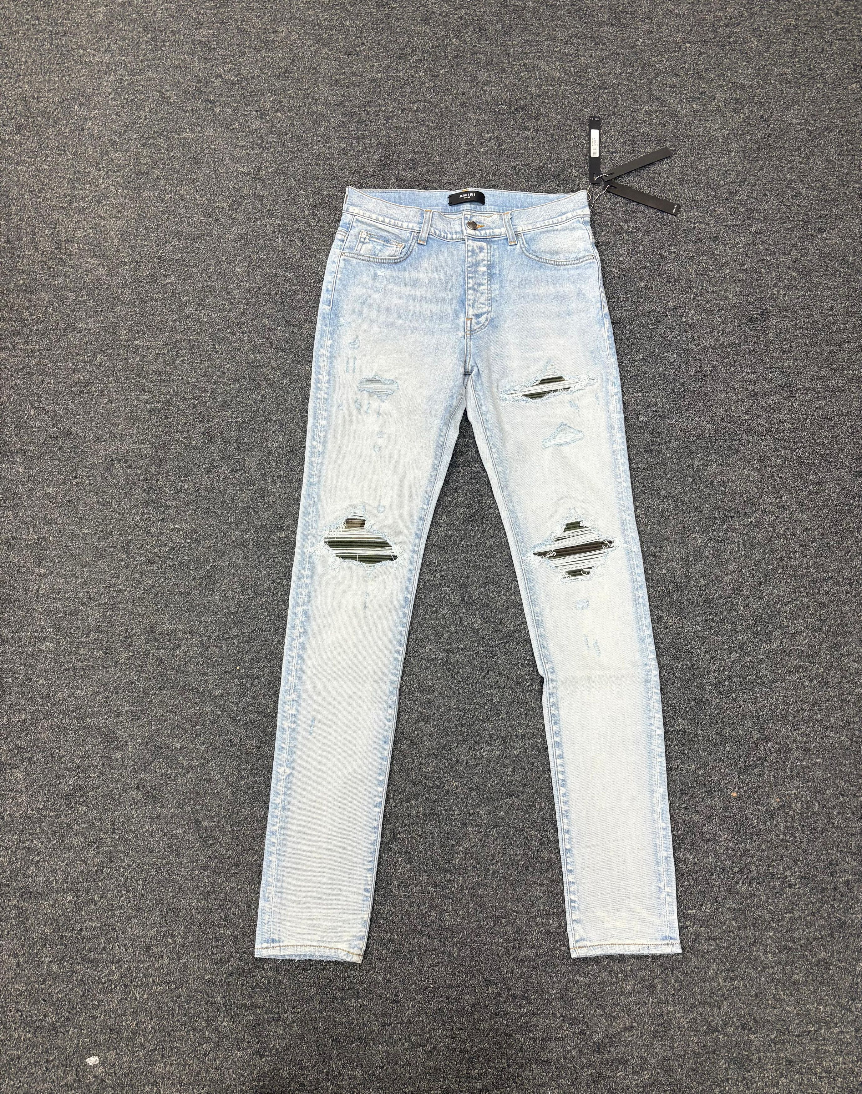 Amiri Amiri MX1 Camo Indigo Jeans Size US 32 / EU 48 - 1 Thumbnail