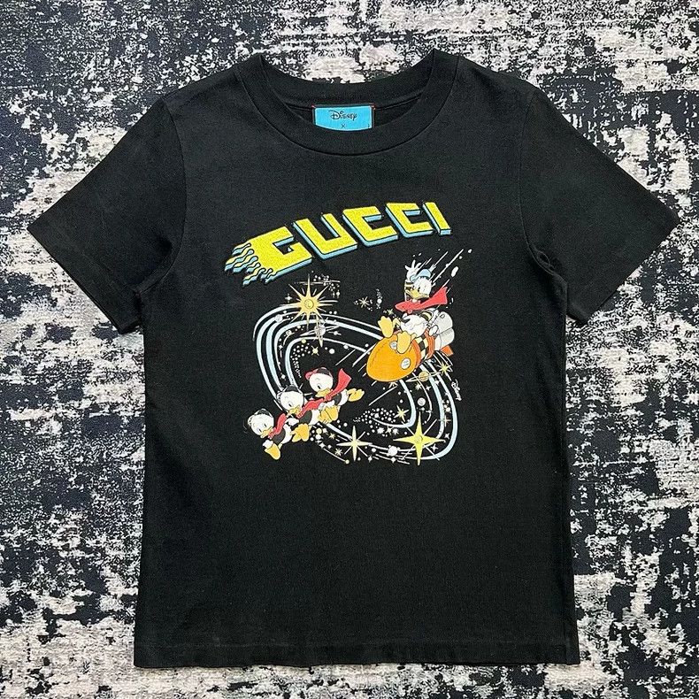 Gucci Gucci Co-branded Donald Duck cosmic print round-neck short Size US L / EU 52-54 / 3 - 1 Thumbnail