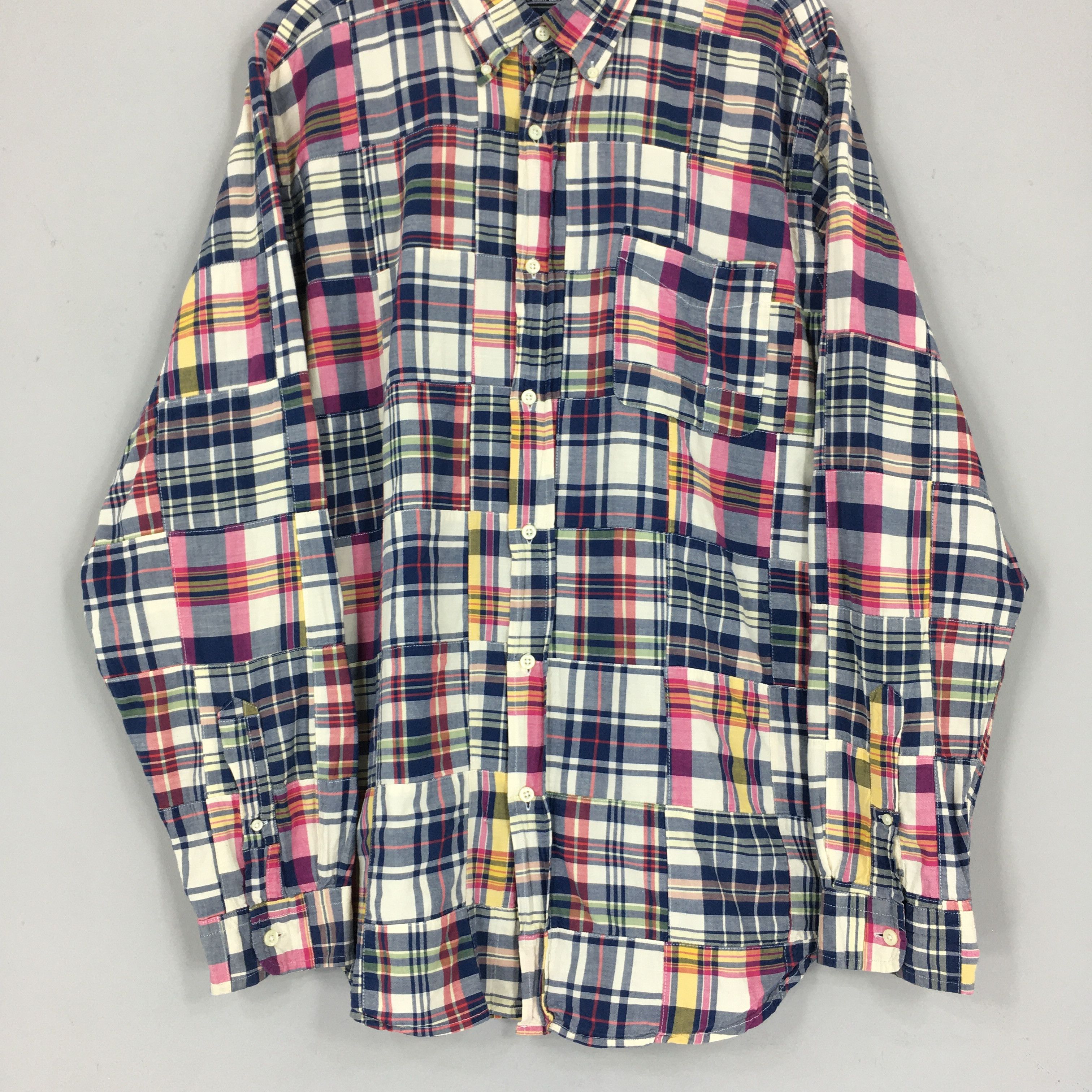 Flannel Vintage American Living Patchwork Flannel Shirt XXLarge Size US XXL / EU 58 / 5 - 3 Thumbnail