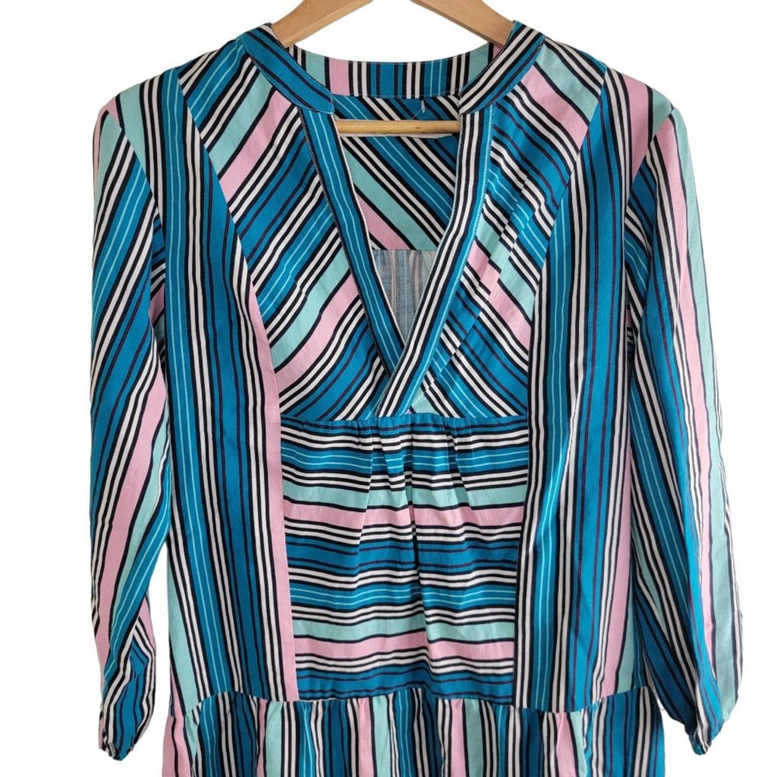 Marie Oliver Marie Oliver Womens Silk Linen Blend Shift Dress Size XS Size XS / US 0-2 / IT 36-38 - 3 Thumbnail