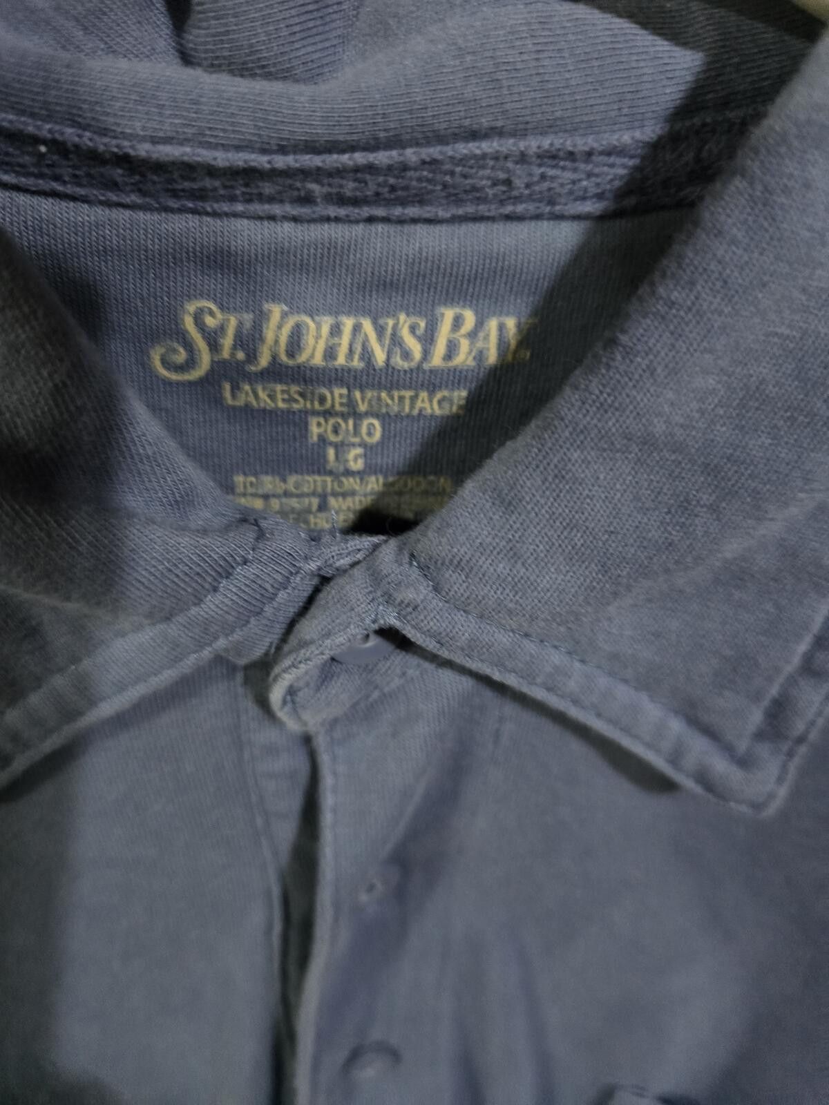 St. Johns Bay St. John's Bay Lakeside Vintage Polo Shirt Size US L / EU 52-54 / 3 - 3 Thumbnail