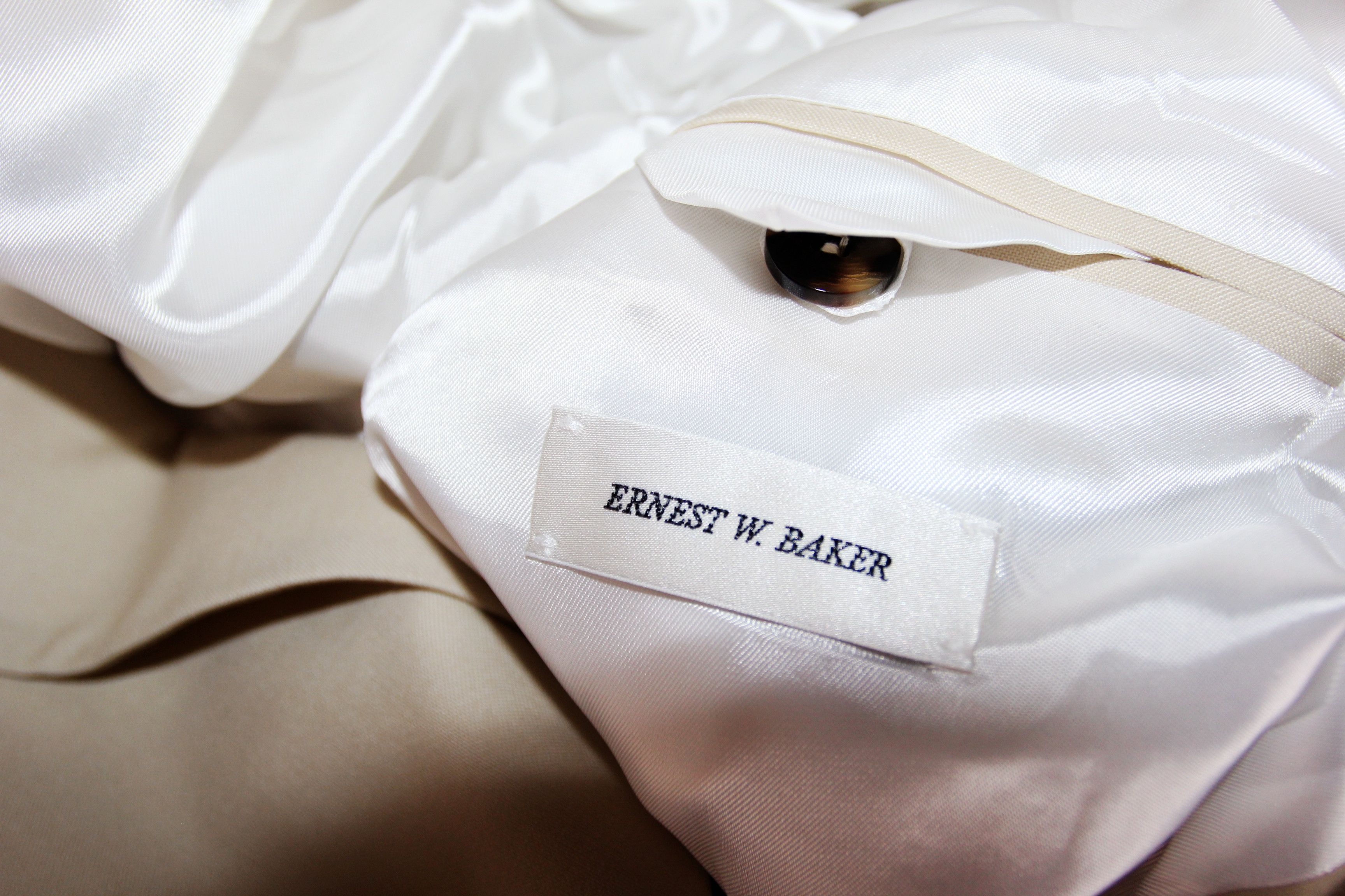 Ernest W. Baker BNWT SS23 ERNEST W. BAKER DOUBLE-BREASTED BLAZER 52 Size US L / EU 52-54 / 3 - 9 Thumbnail