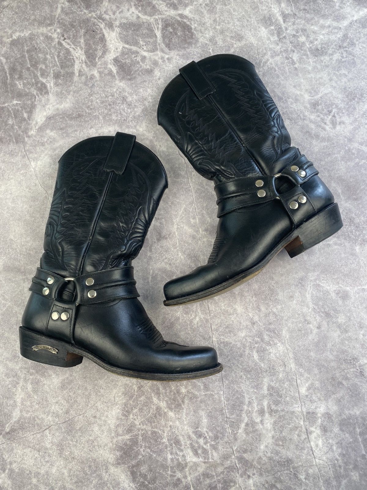 Sendra Sendra Premium Gaucho Leather Cowboy Western Boots Size 37.5 Size US 7.5 / IT 37.5 - 1 Thumbnail