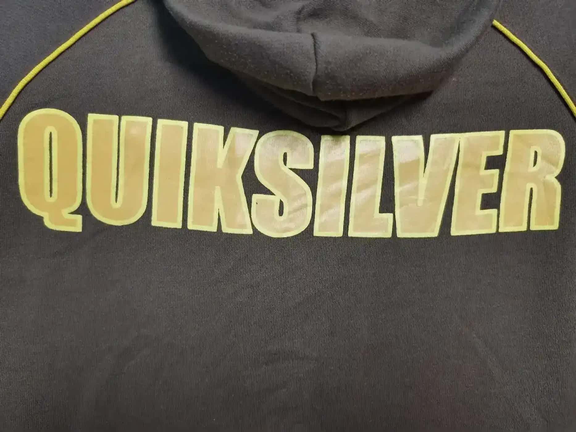 Quiksilver Vintage Quiksilver Big Logo Sweatshirt Hoodie Size US L / EU 52-54 / 3 - 6 Thumbnail