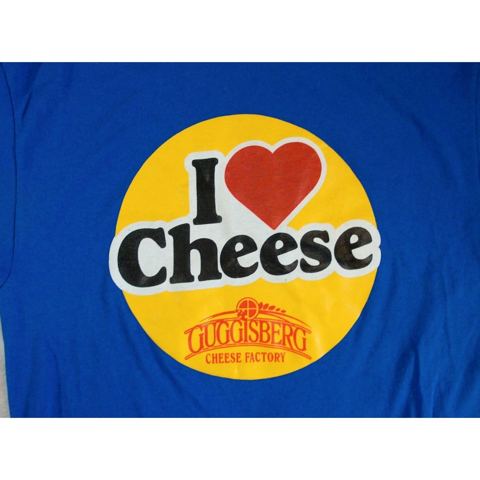 Jerzees GUGGISBERG CHEESE FACTORY Shirt Medium Adult Swiss Amish MILLERSBURG OHIO Size US M / EU 48-50 / 2 - 3 Thumbnail