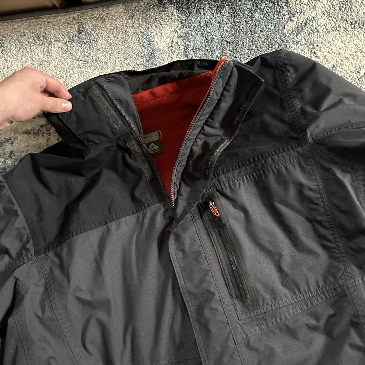 Nike ACG 90s Y2K iNTERCHANGE JACKET POLAR FLEECE iNNER NYLON SHELL Size US XXL / EU 58 / 5 - 4 Thumbnail