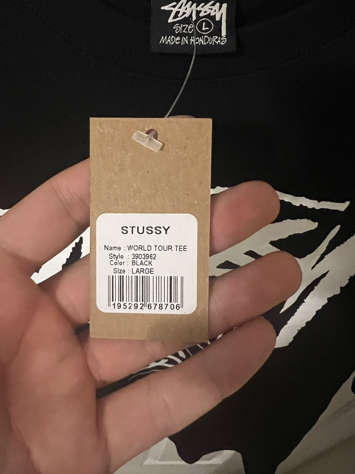 Stussy Stussy world tour tee Size US L / EU 52-54 / 3 - 3 Thumbnail