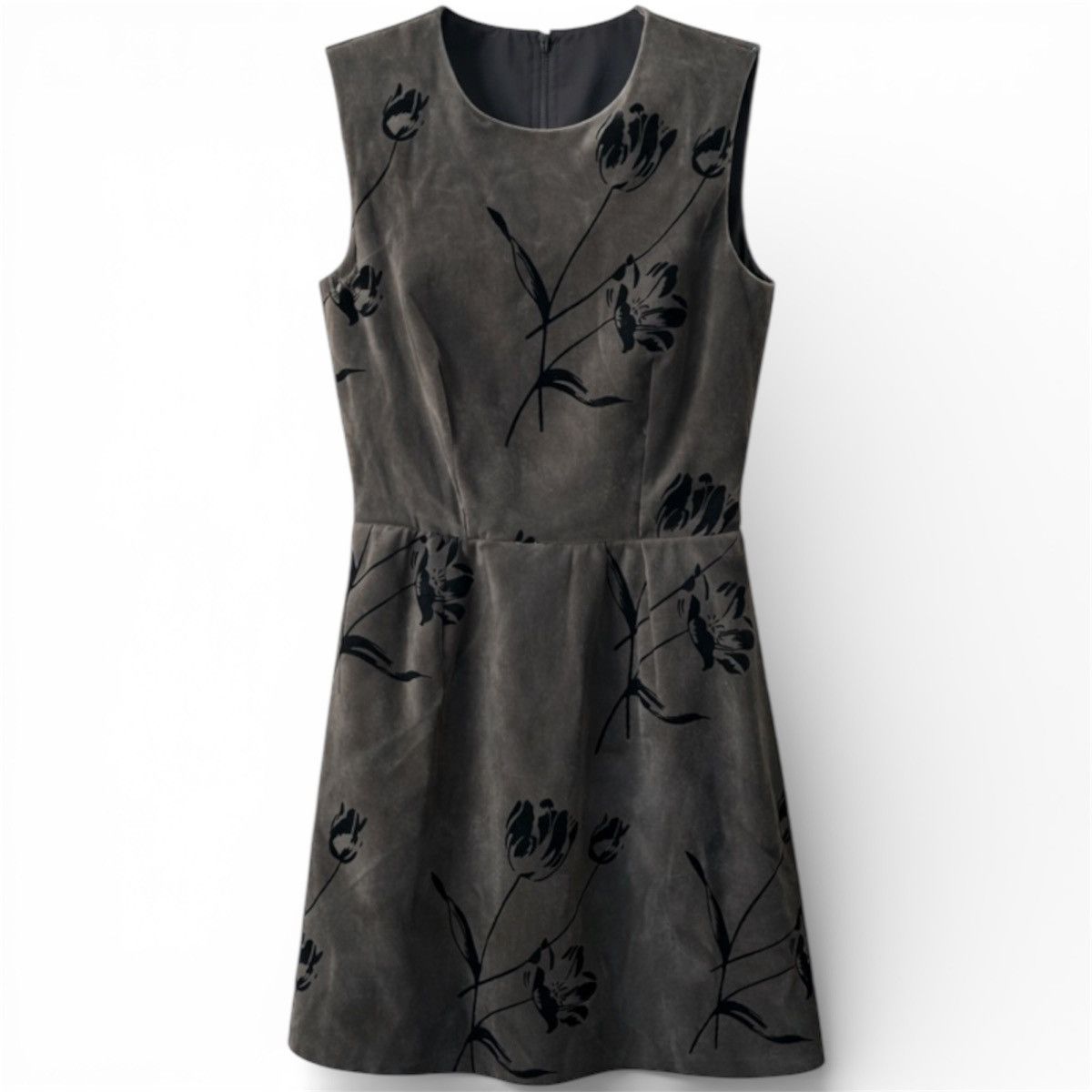 Max Mara SPORT MAX MARA CODE VELOUR FLOWERS ART WOMEN DRESS US 8 Size M / US 6-8 / IT 42-44 - 1 Thumbnail