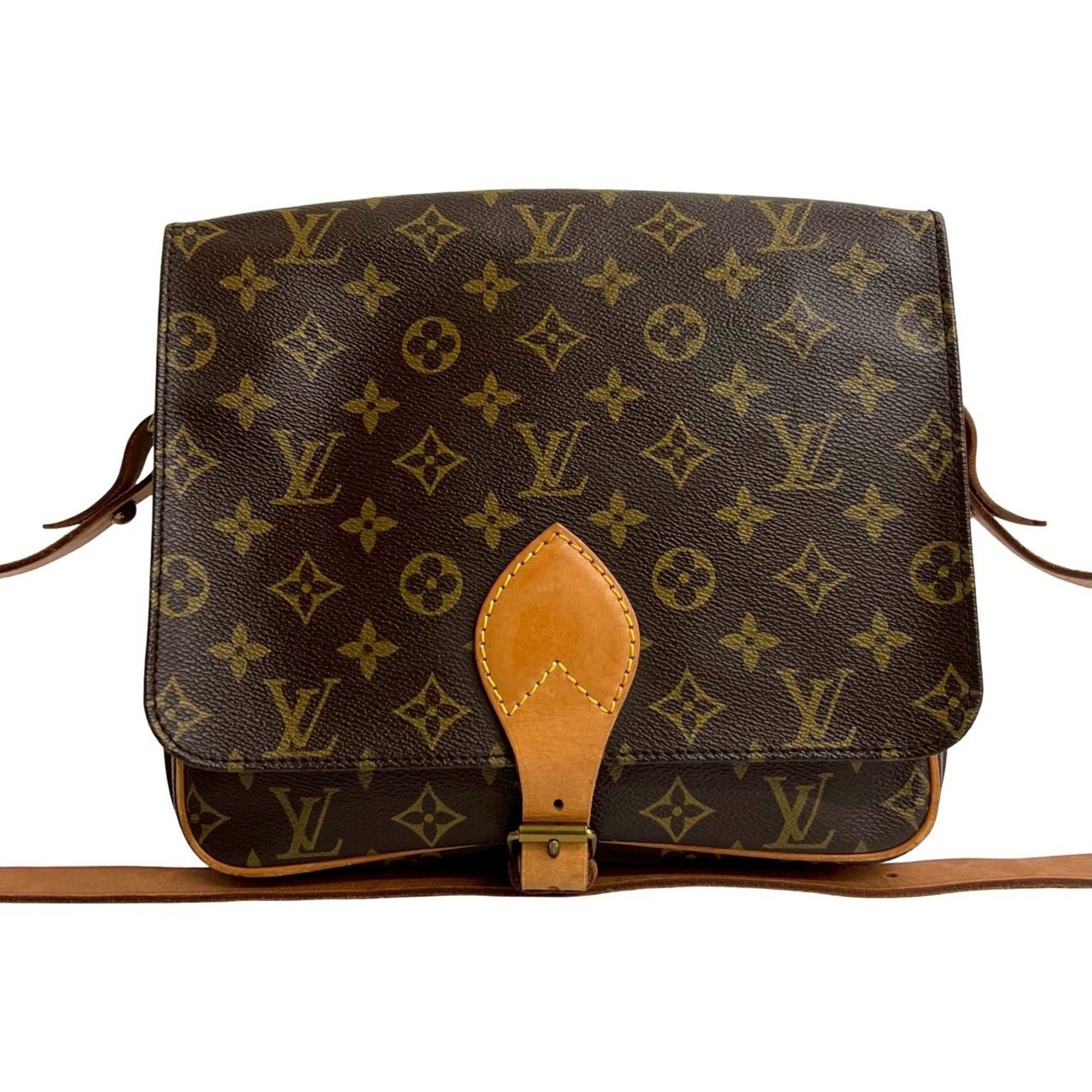 Louis Vuitton LOUIS VUITTON Culteciel Monogram Leather Mini Shoulder Bag/Pochette Brown 162-1 Size ONE SIZE - 1 Thumbnail