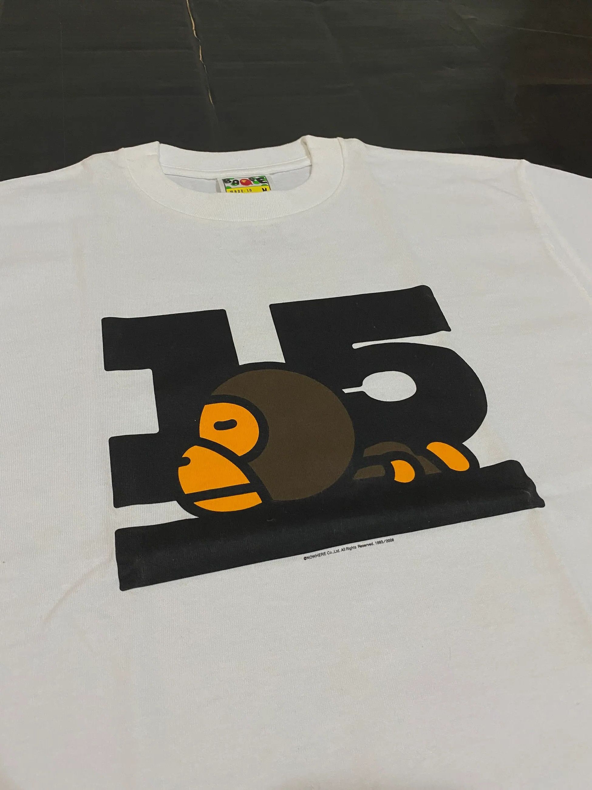 Bape 15th Anniversary Baby Milo Tee Size US M / EU 48-50 / 2 - 1 Thumbnail