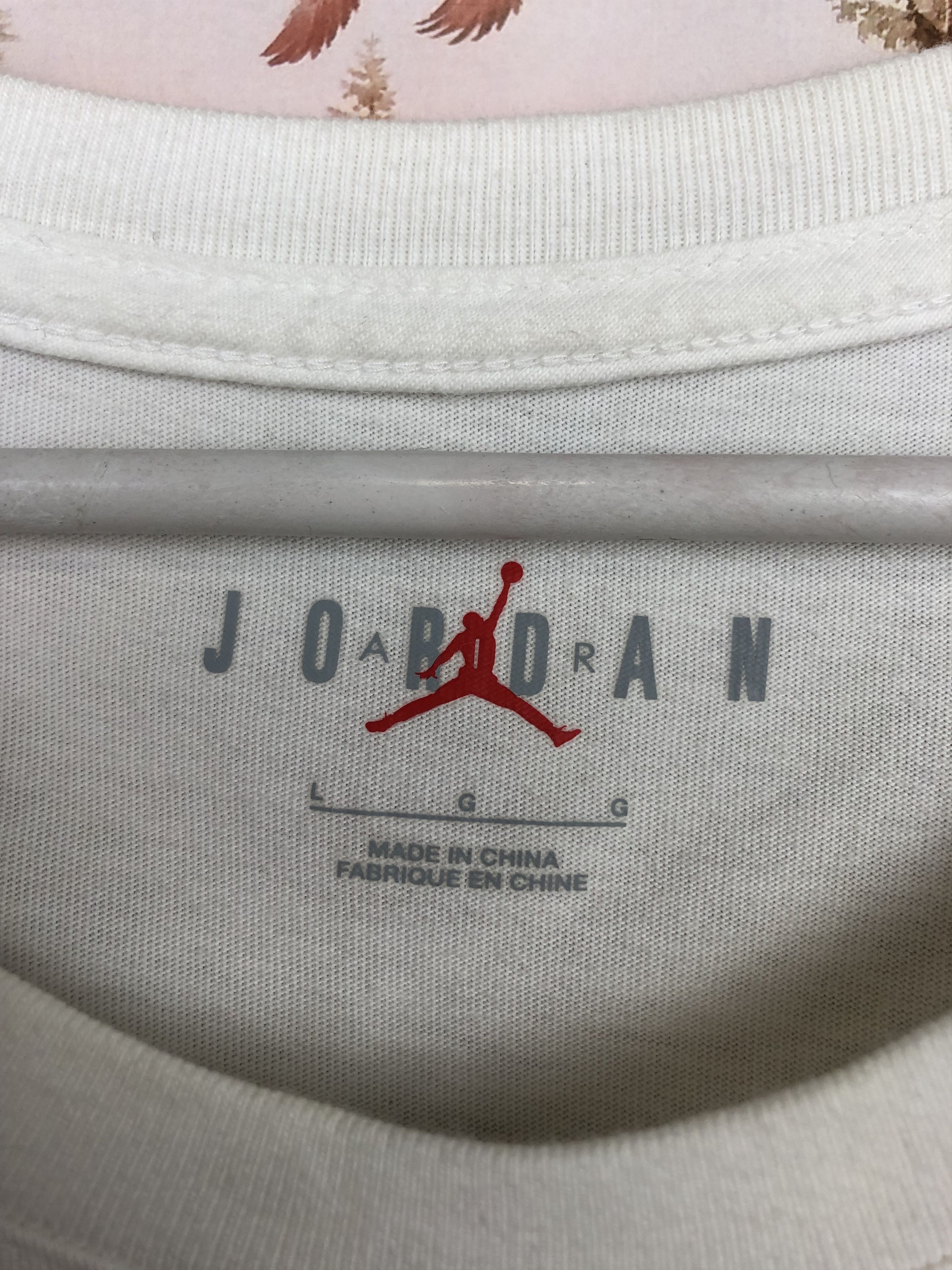 Nike Nike Jordan Over Print Big Logo NBA Shirt Mens Jersey Tee Size US L / EU 52-54 / 3 - 5 Thumbnail