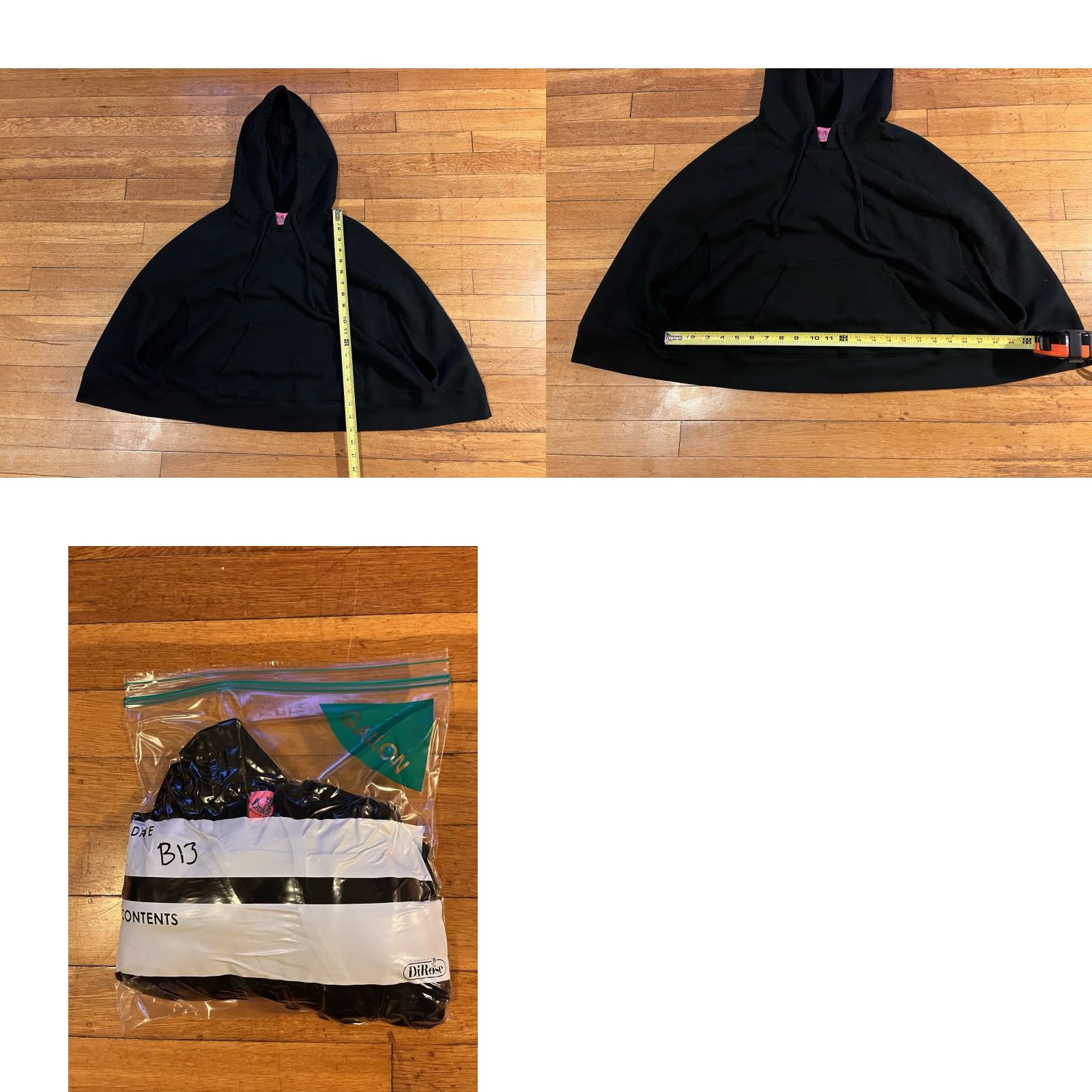 Juicy Couture VINTAGE Juicy Couture Hoodie Shirt Women’s One Size Black Juicy Couture Crop Sleeveless Pullover Hooded Pockets City Outdoor Retro Ladies Size ONE SIZE - 8 Thumbnail
