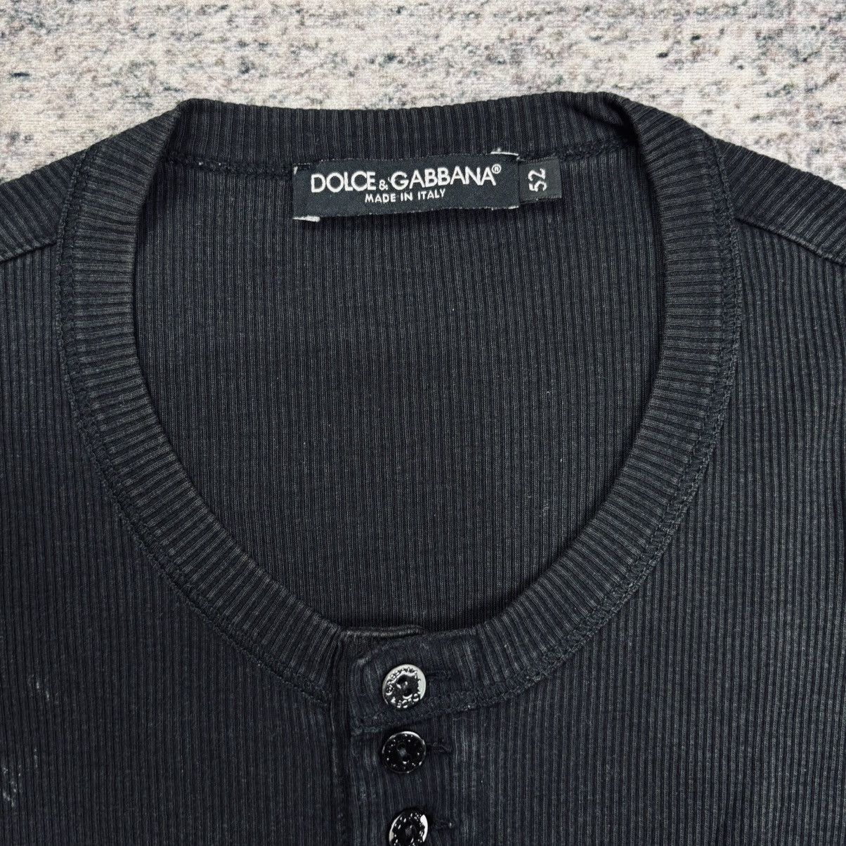 Dolce & Gabbana 2000s Dolce Gabbana - Indie Sleaze Top Longsleeve Size US M / EU 48-50 / 2 - 8 Thumbnail