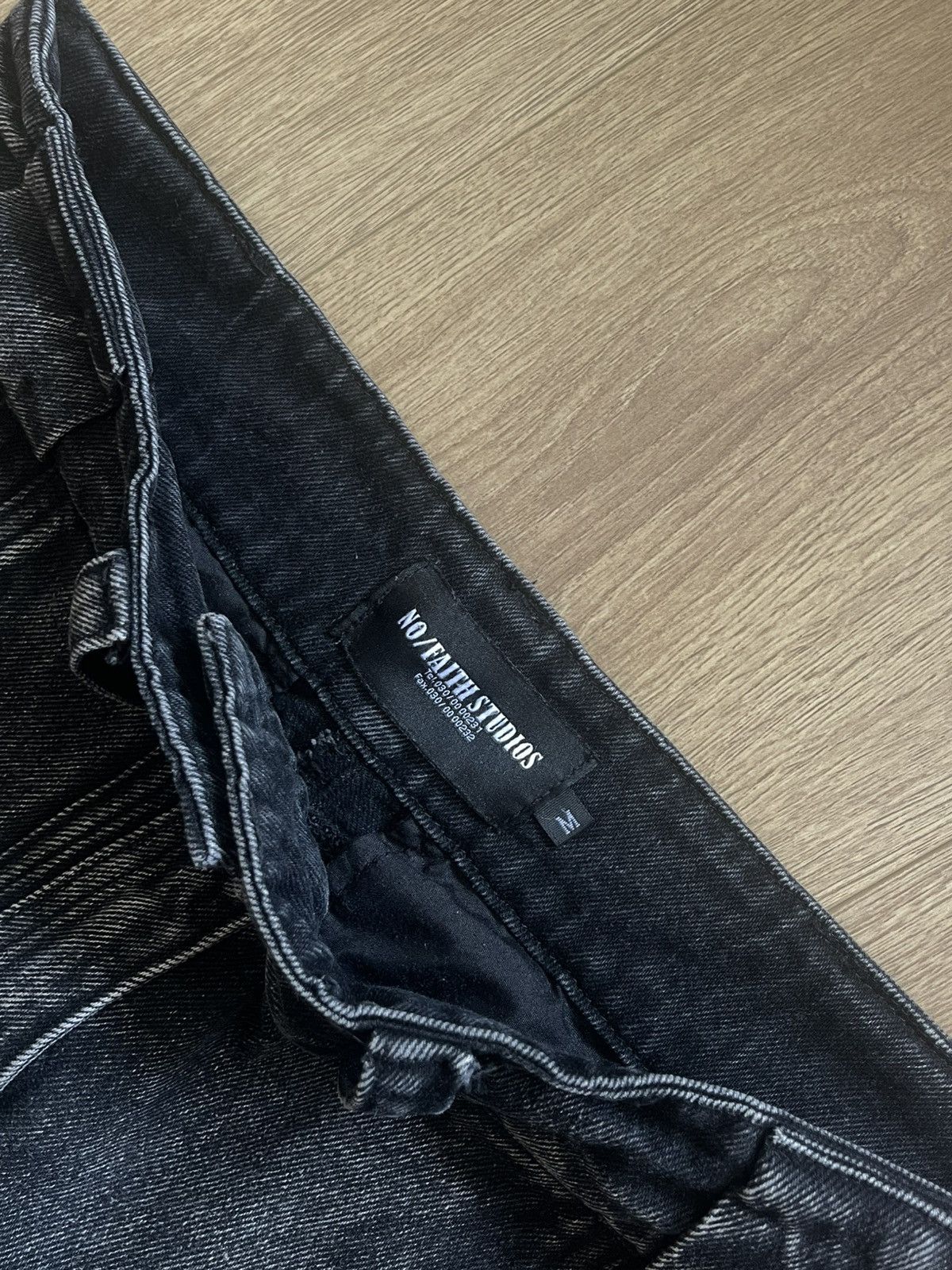 No Faith Studios No/faith Studios Wave Denim Size US 30 / EU 46 - 3 Thumbnail