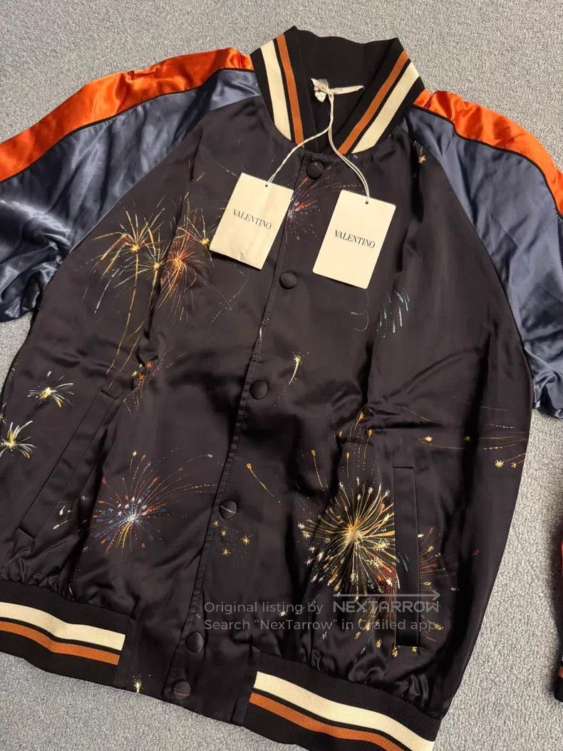 Valentino Valentino Fireworks silk jacket Size US L / EU 52-54 / 3 - 2 Thumbnail