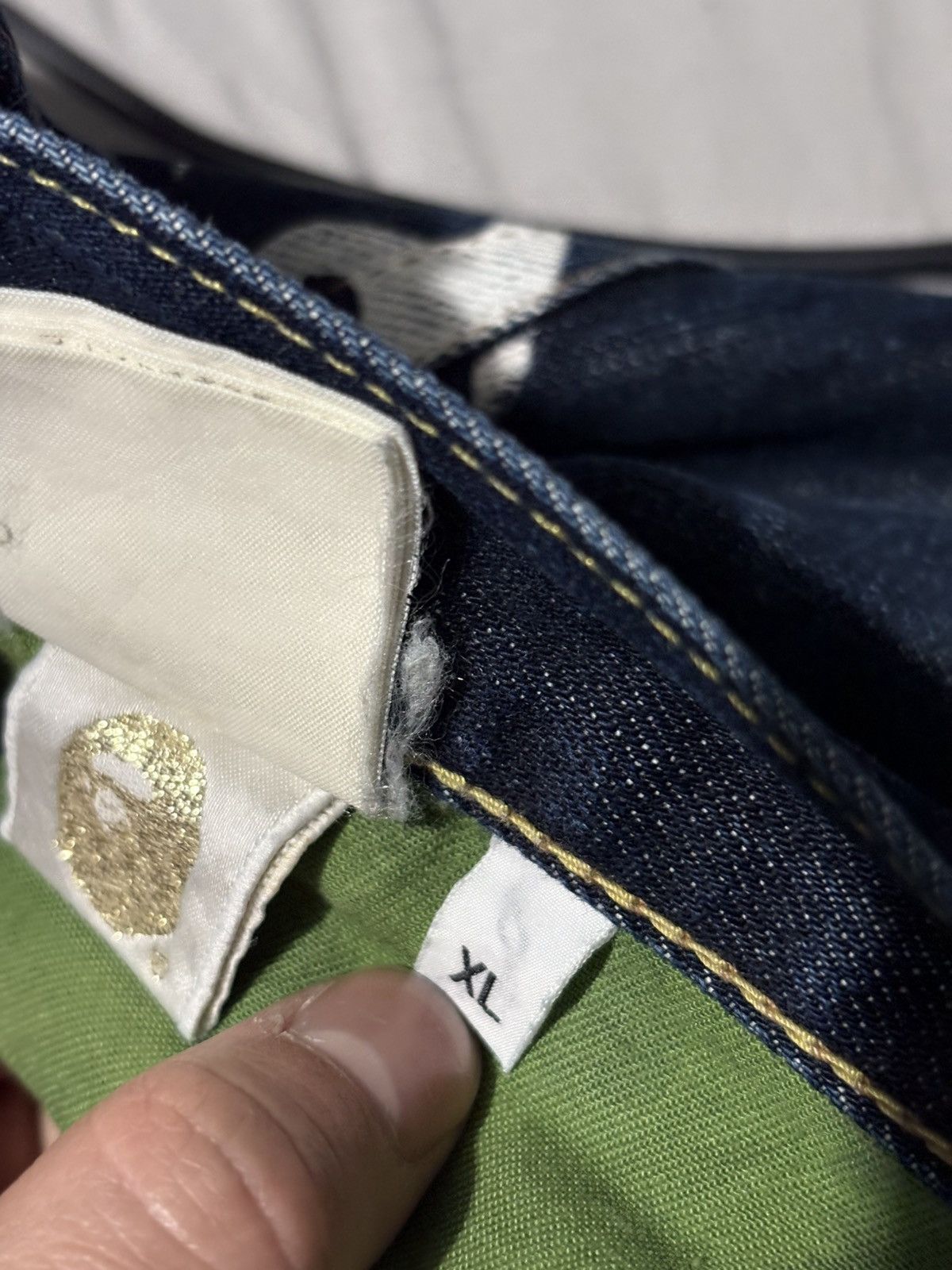 Bape 32 Nigo Era Bape Star Jeans Bapesta Logo Denim Human Made m Size US 32 / EU 48 - 10 Thumbnail