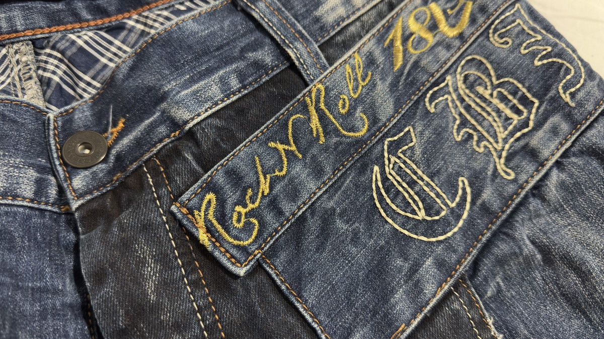 If Six Was Nine CIPO&BANXX Denim Patchwork Jeans Size US 42 / EU 58 - 5 Thumbnail