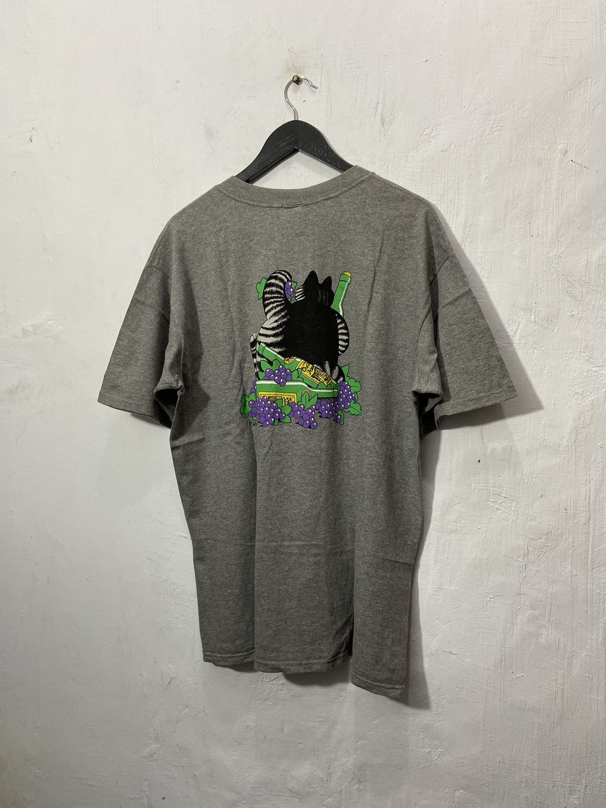 Vintage Crazy Shirts ©️ J.K. Kliban Tshirt Short Sleeve Grey Size US XXL / EU 58 / 5 - 6 Thumbnail