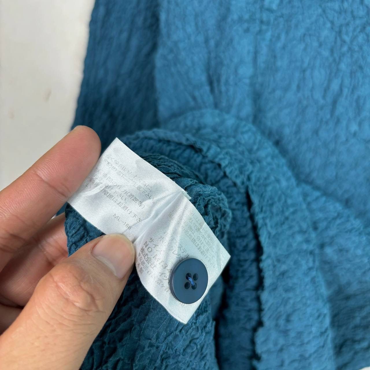 Issey Miyake Issey Miyake Me Cauliflower Pleated Jacket Teal Blue M ML166 Size M / US 6-8 / IT 42-44 - 9 Thumbnail