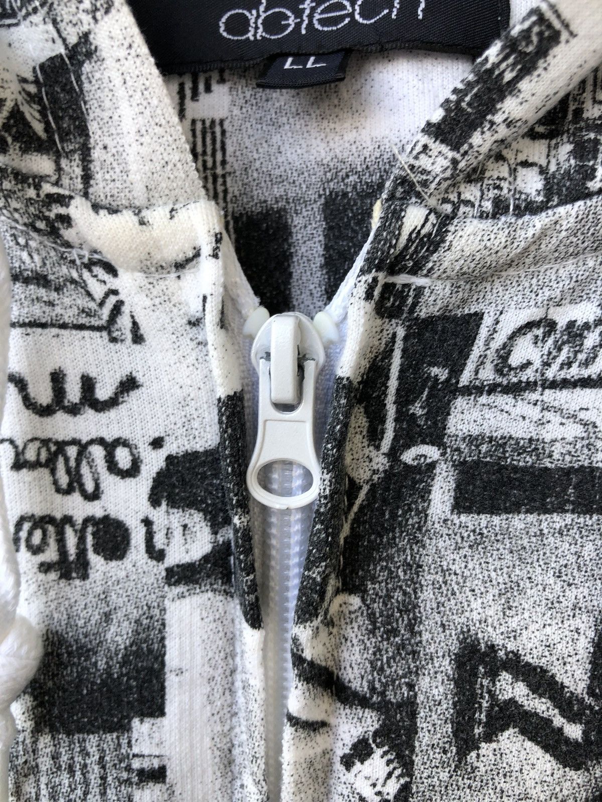 Japanese Brand Ab-Tech Dope Skater Hoodie All Over Print Skate Photography Size US XL / EU 56 / 4 - 7 Thumbnail