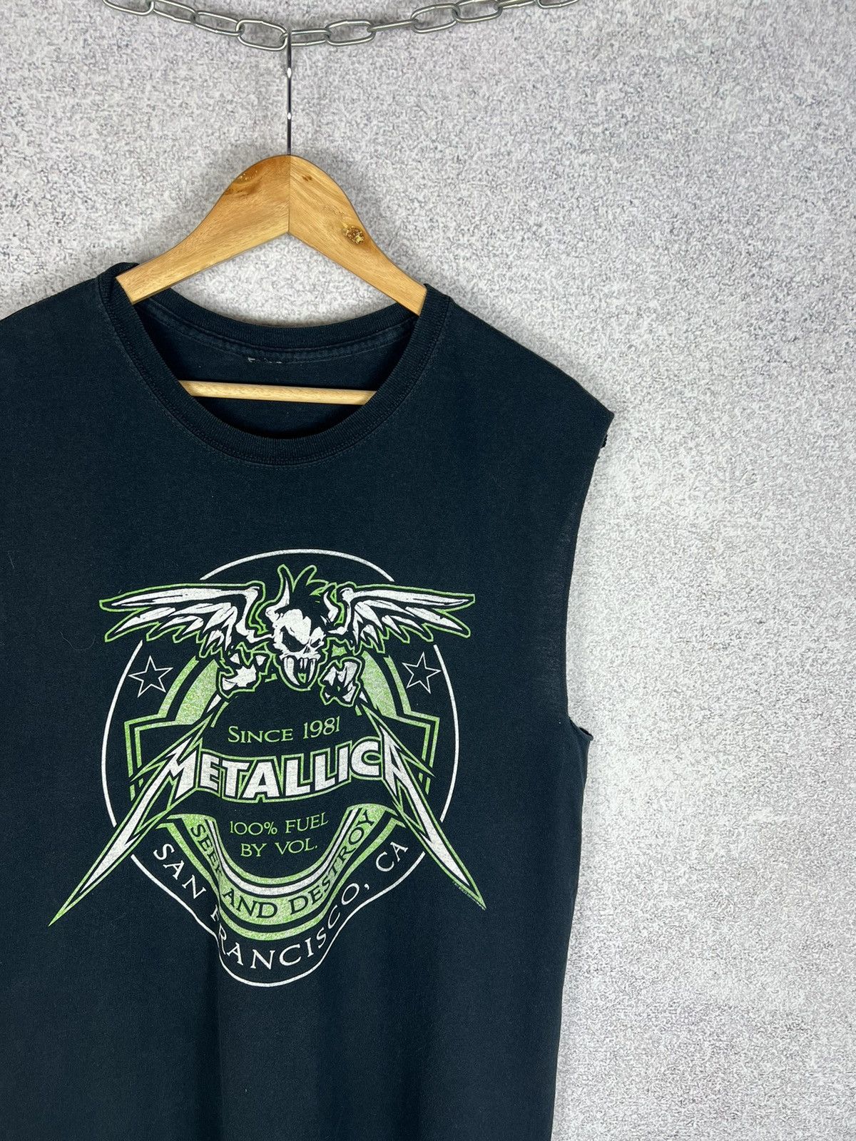 Band Tees Vintage Metallica Seek and Destroy Rock Band Tank Top Tee Size US L / EU 52-54 / 3 - 2 Thumbnail