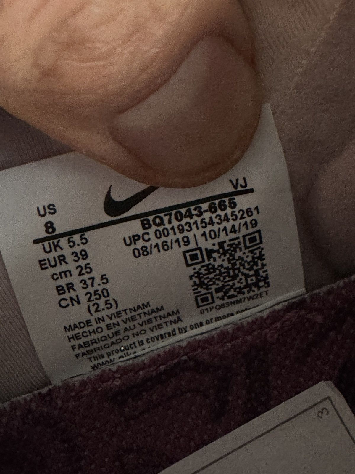Nike Nike Wmns Air Zoom SuperRep 'Shadowberry' girls sneakers sz8 Size US 8 / IT 38 - 9 Thumbnail