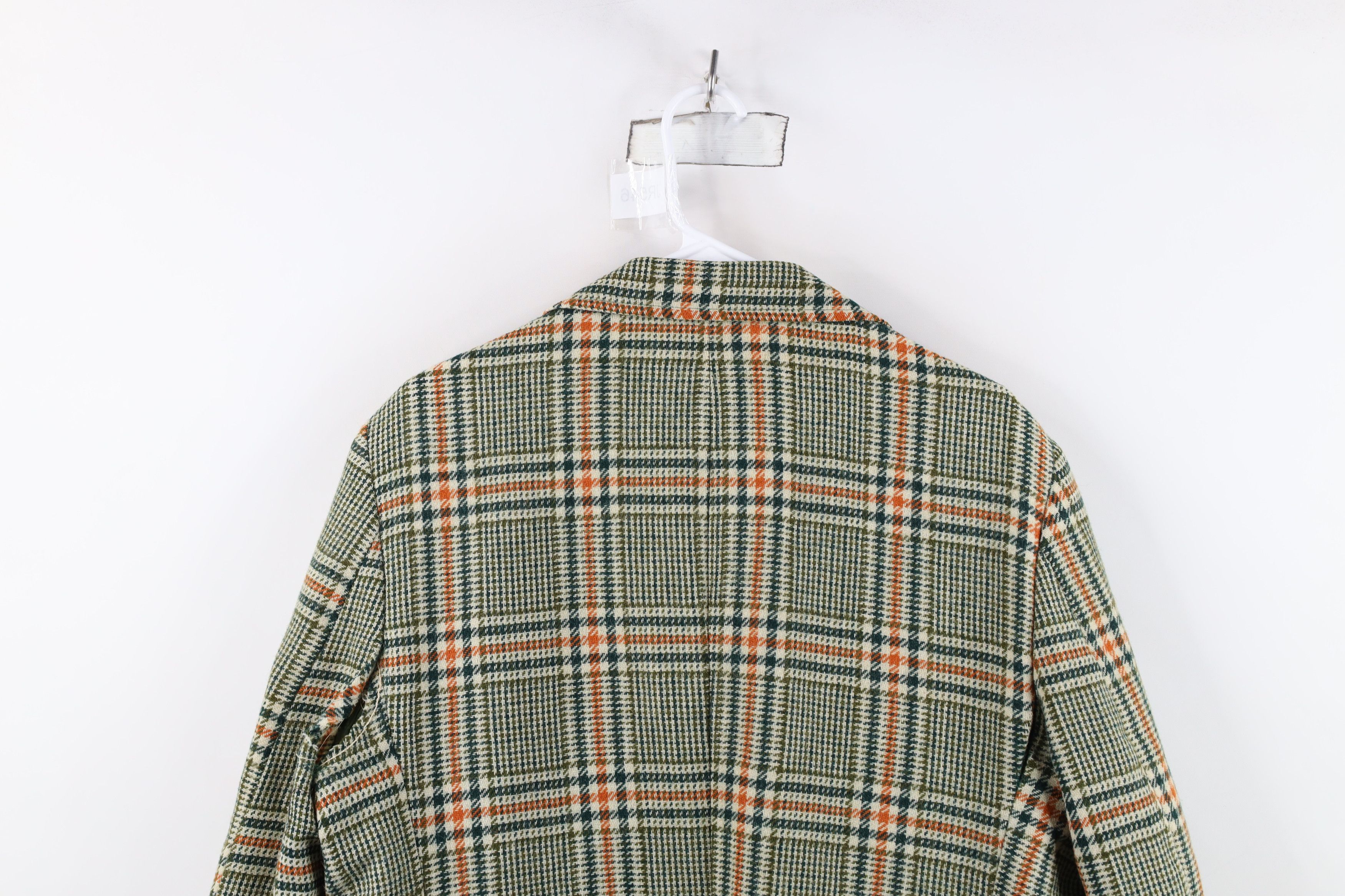 Vintage Vintage 60s 70s Wool Tweed Suit Coat Blazer Jacket Plaid USA Size US XXL / EU 58 / 5 - 15 Thumbnail