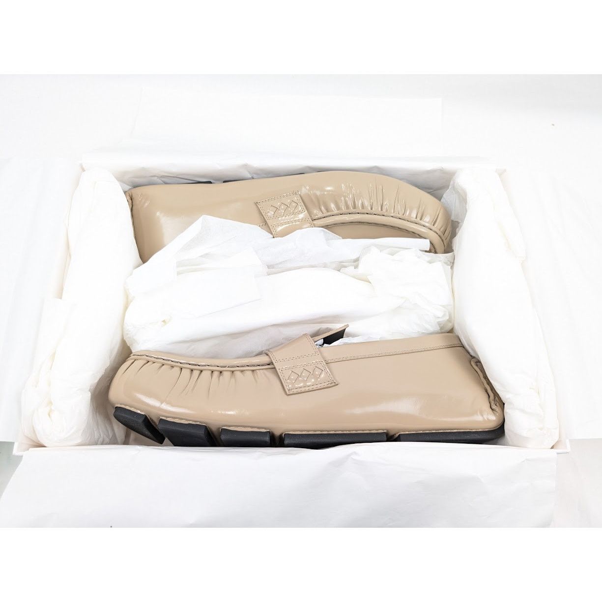 Bottega Veneta o1rshd1 Latex Lux Ride Loafers in Semsame Light Size US 12 / EU 45 - 20 Thumbnail