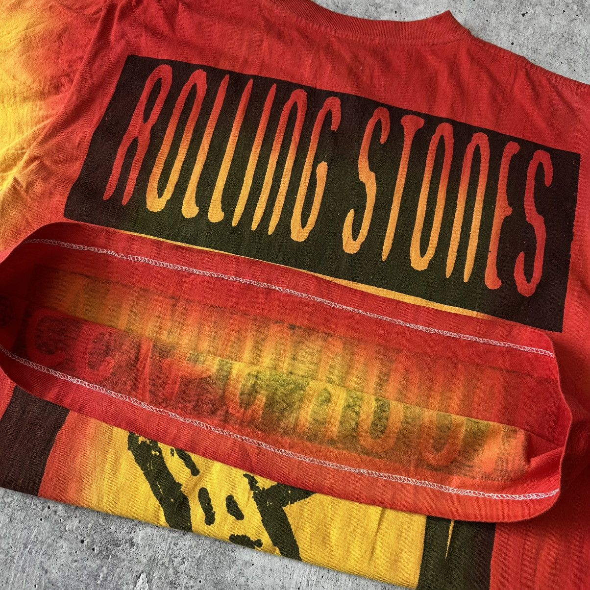 The Rolling Stones Vintage ROLLING STONES World Tour Voodoo Lounge 94/95 Shirt Size US XL / EU 56 / 4 - 18 Thumbnail