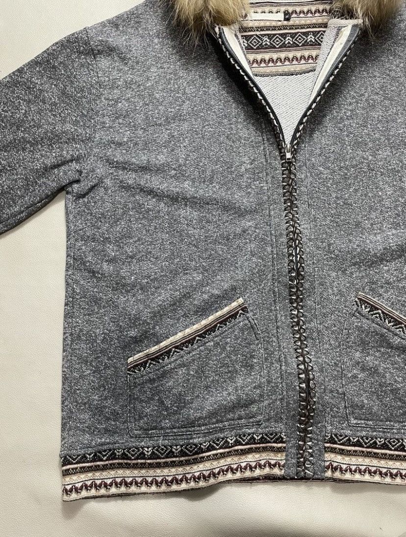 Japanese Brand Japanese Vintage ifsixwasnine lgb style Fur Zip Up Hoodie Size US XL / EU 56 / 4 - 5 Thumbnail