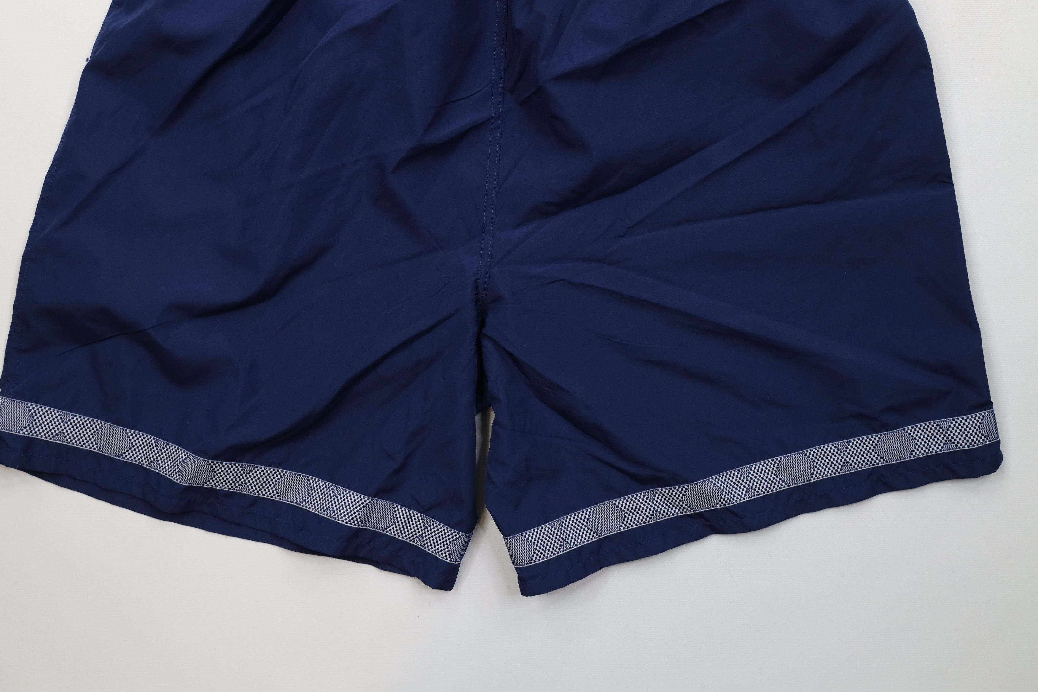 Vintage Vintage 90s Streetwear Running Jogging Soccer Shorts Blue Size US 36 / EU 52 - 11 Thumbnail