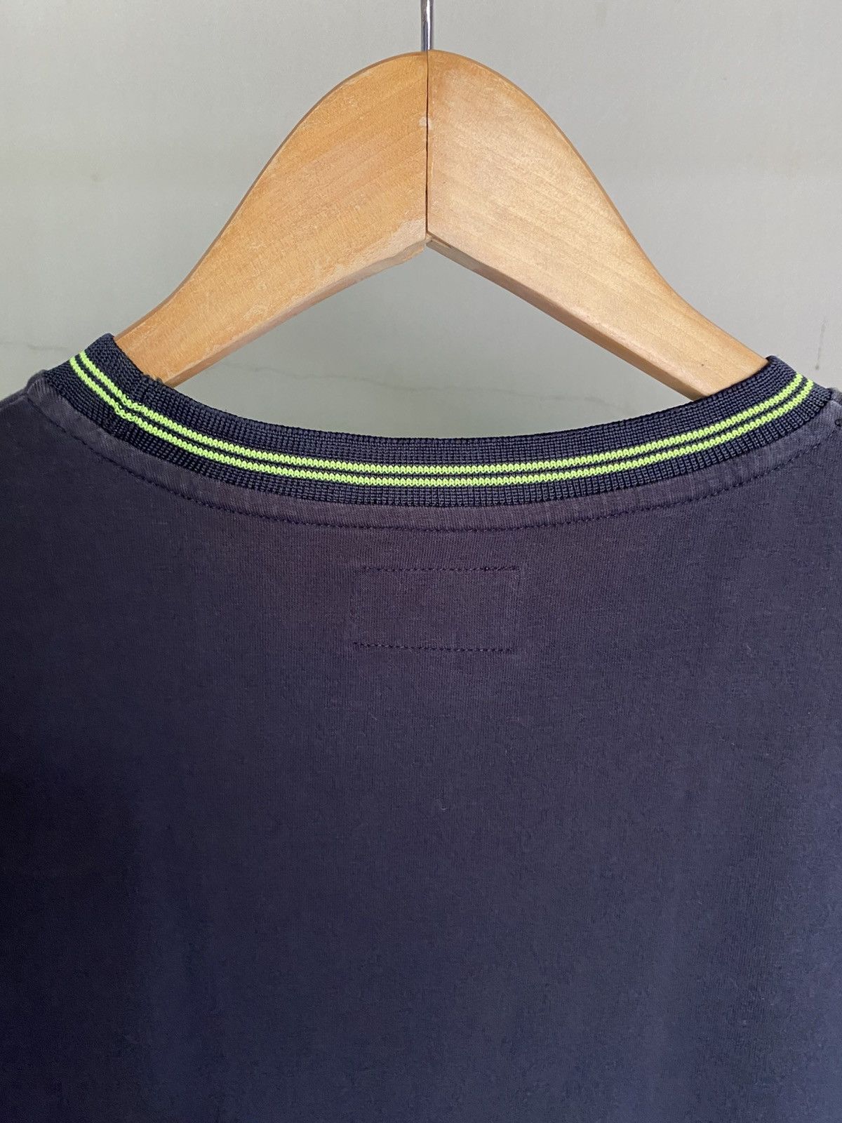 Emporio Armani Emporio Armani White T-Shirt with Green Trim Size US S / EU 44-46 / 1 - 6 Thumbnail