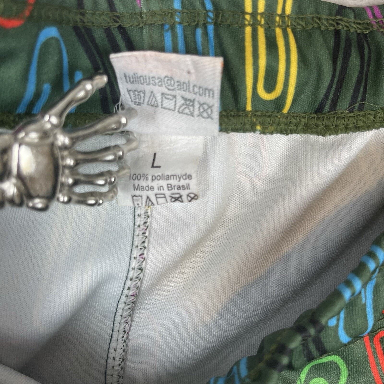 Other Tulio Vintage 90s Swim Trunks Made In Brazil Rare Large Size US 37 - 9 Thumbnail