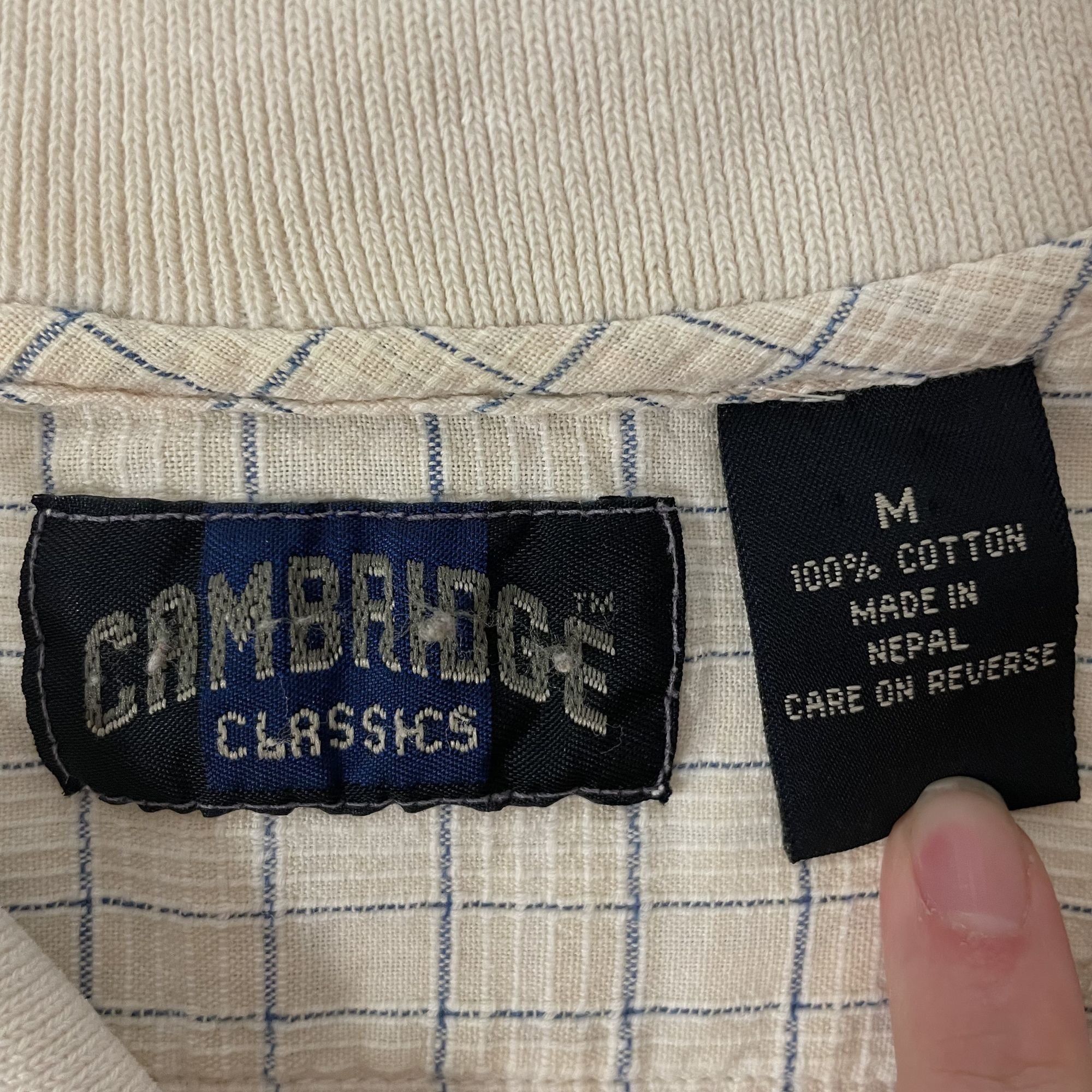 Other Vtg 50’s Style Cambridge TEXTURED Check Rockabilly Shirt Size US M / EU 48-50 / 2 - 4 Thumbnail